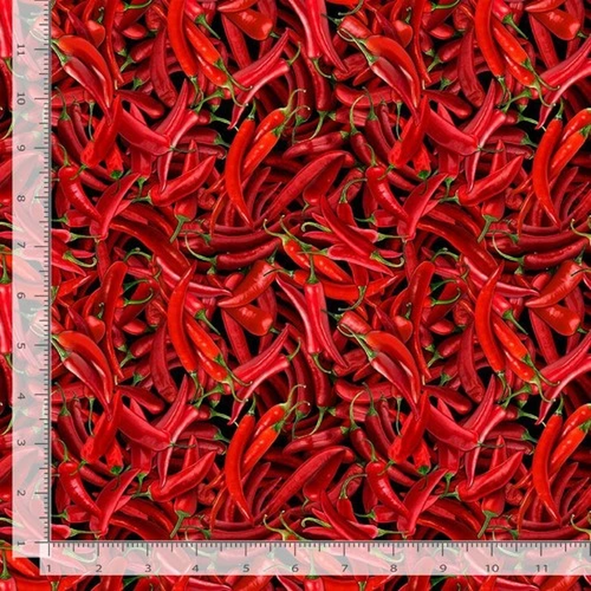 Southwest Sunset Fabric | Packed Hot Chili Pepper | Timeless Treasures YARD