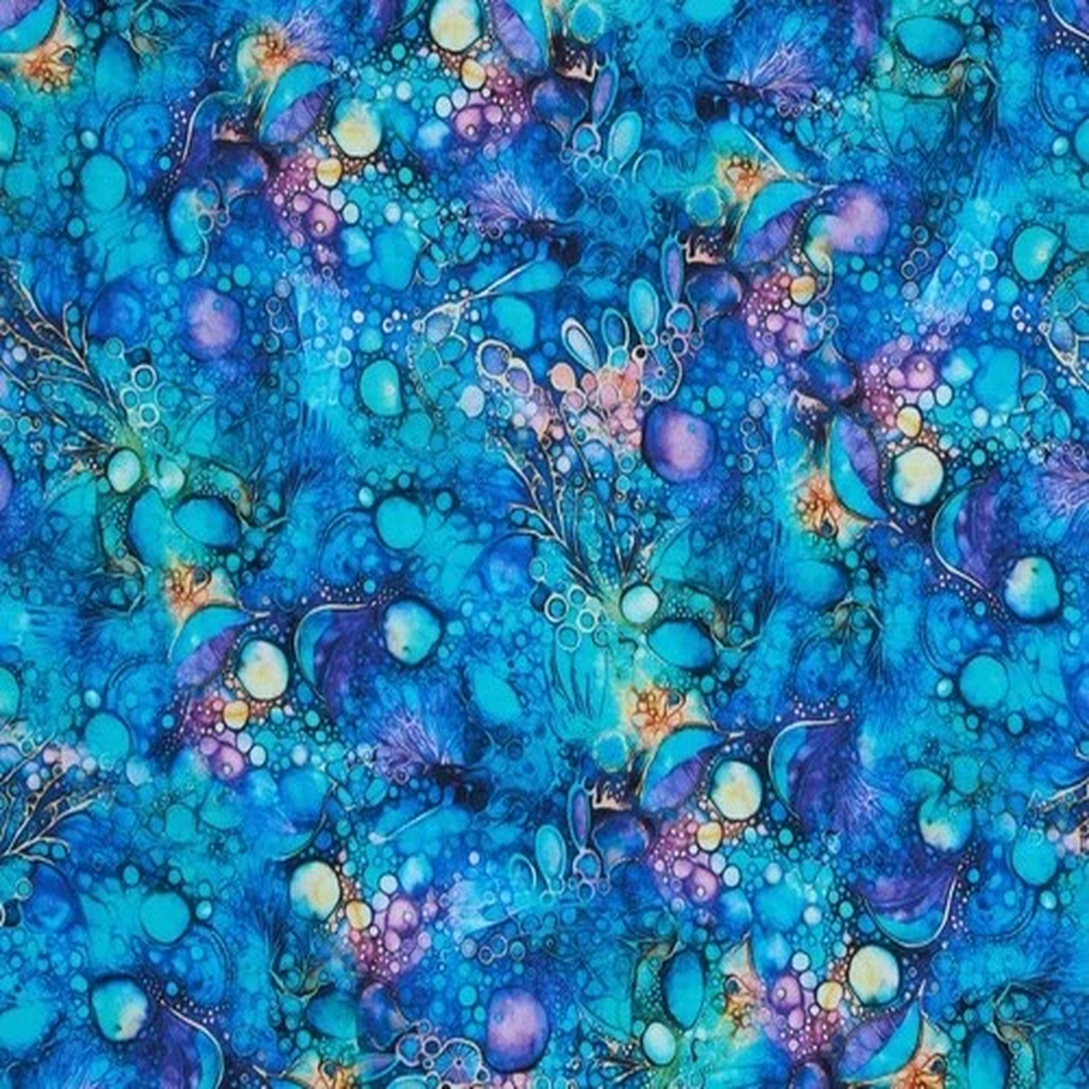 108" Wideback Quilt Fabric Navy Earth Jewels 61 100% Cotton Fabic By Yard