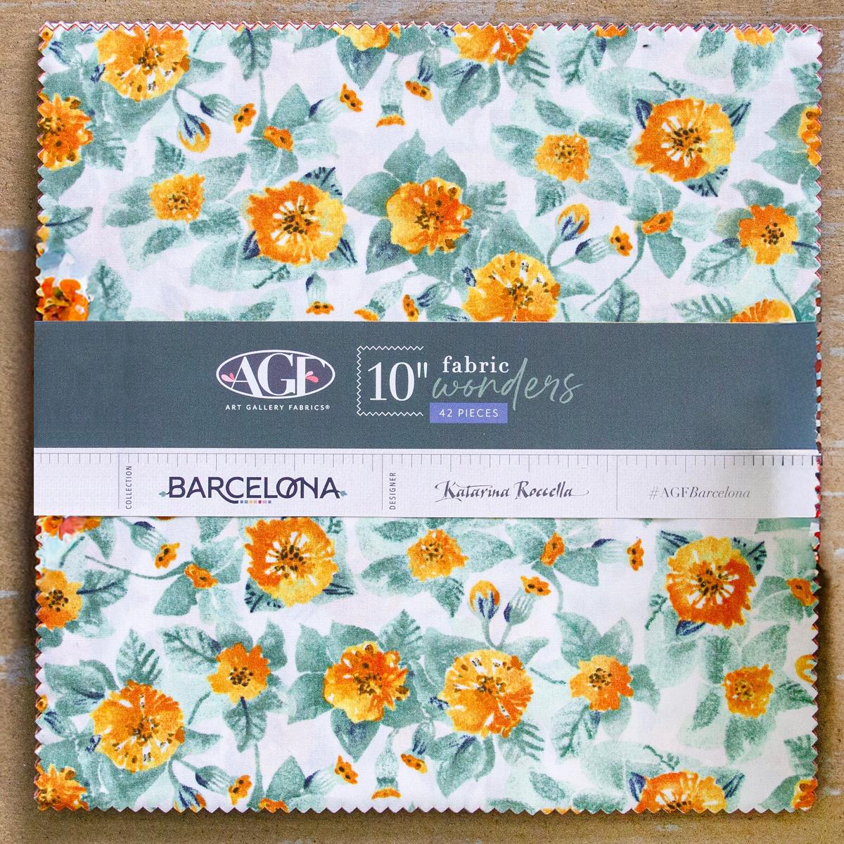 Barcelona 10 Fabric Squares - 42 pc