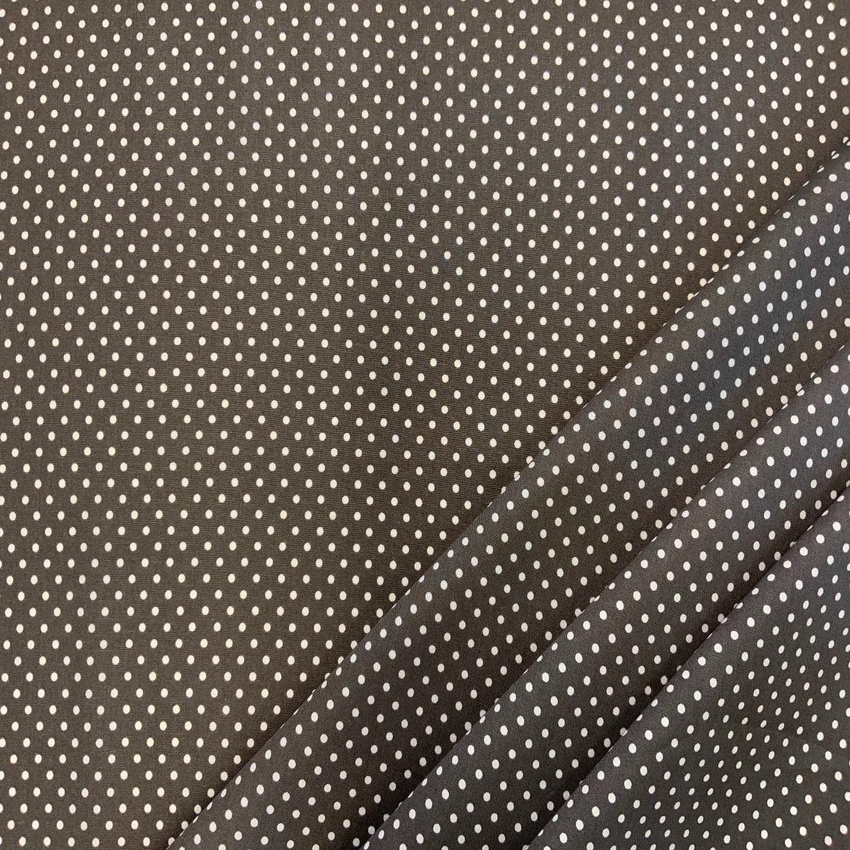 Spotty Cotton Poplin Grey CP0009