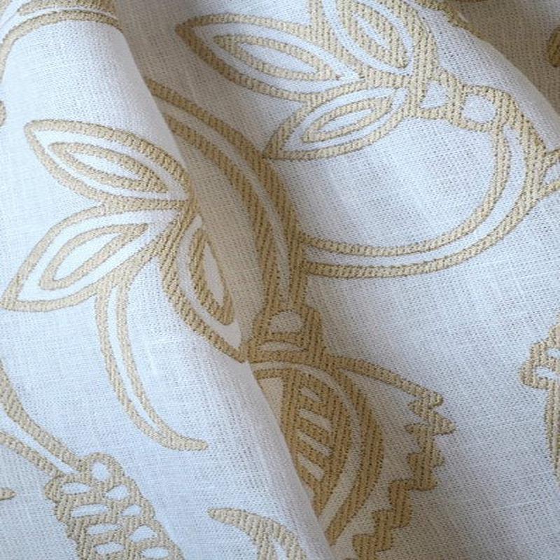 'Kinsley' Fabric by the Metre (White/ Ivory)
