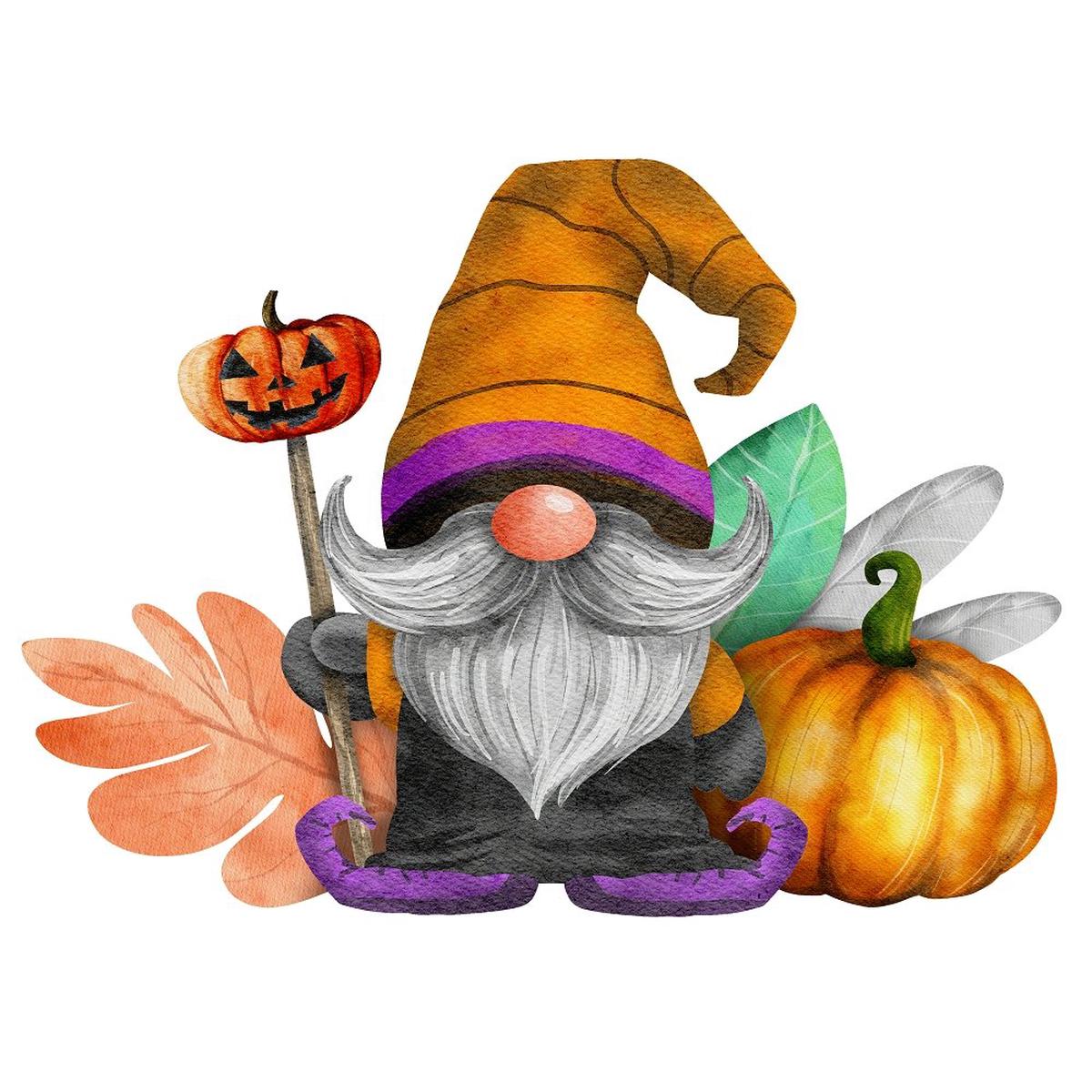 Halloween Village Bundle 1 Fabric Panel