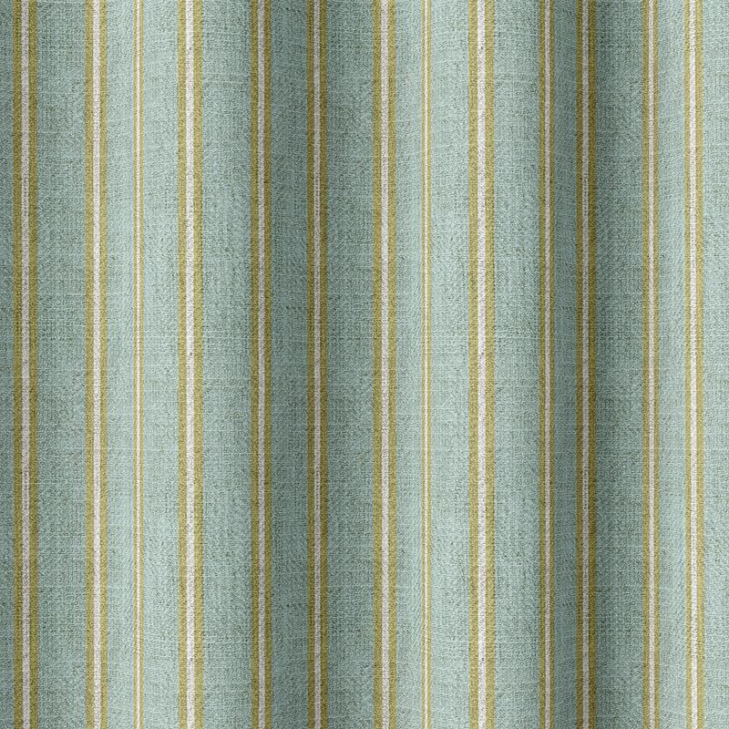 'Blade Seashore' Fabric by the Metre (Turquoise Blue/ Green)