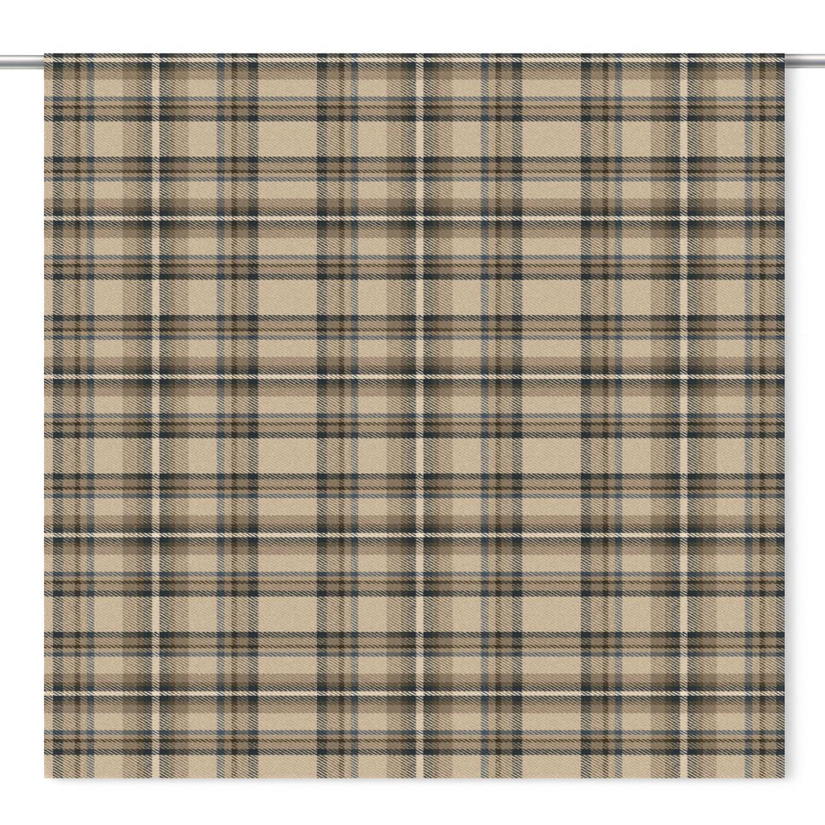 'Babylon' Fabric by the Yard (Beige/ Charcoal Gray/ Brown)