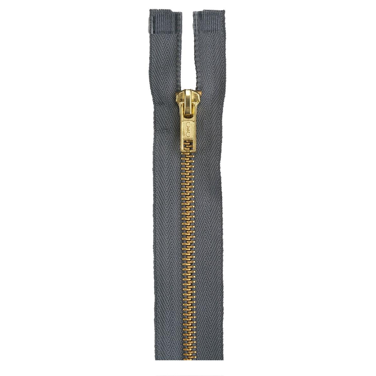 Metal Jacket Brass Zipper F25