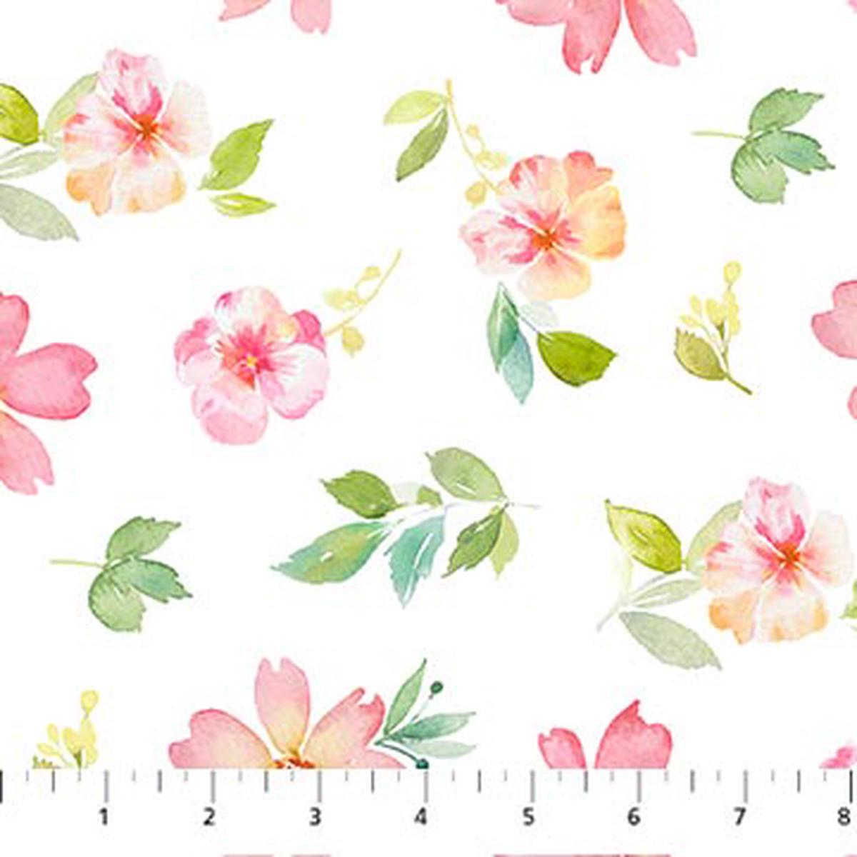 Sweet Surrender Collection Floral Toss Cotton Fabric 26948