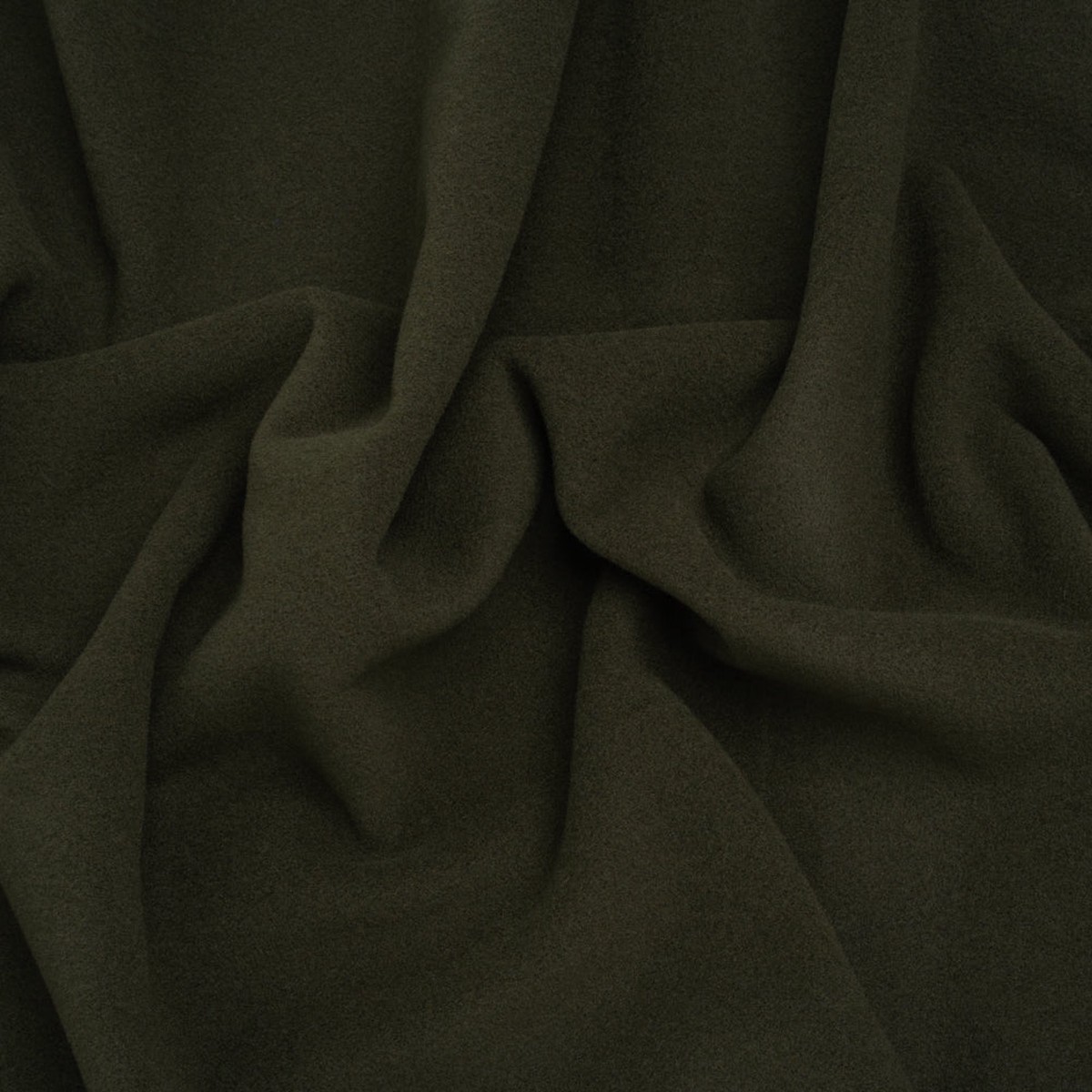 Wool and Cashmere Coating Made in Italy - Olive - Alberini Collection