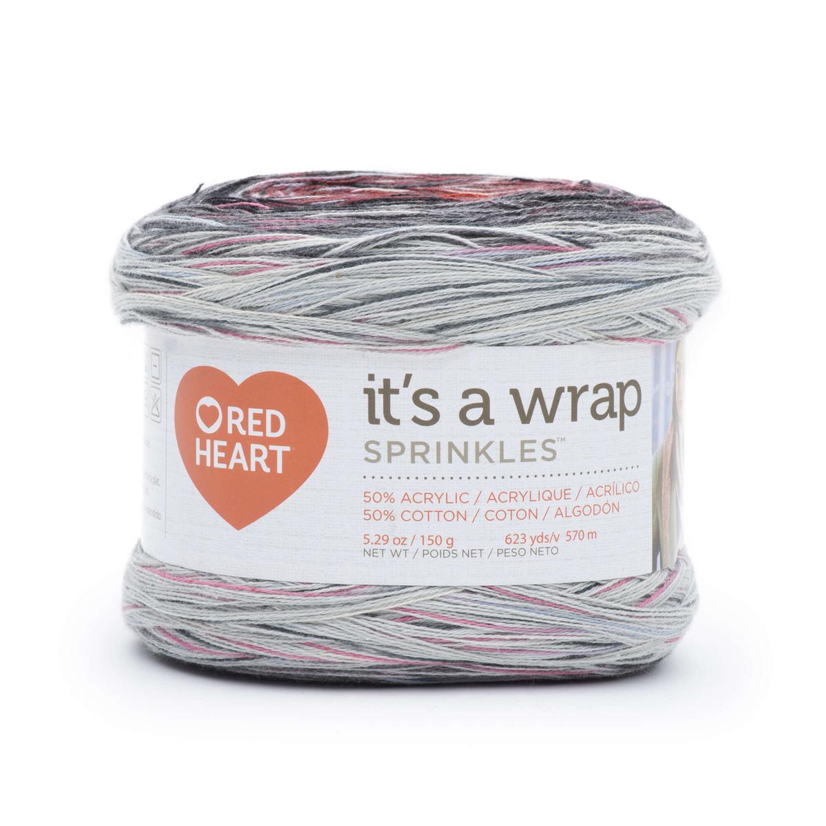 Red Heart It's a Wrap Sprinkles Yarn (150g/5.3oz) - Discontinued Shades
