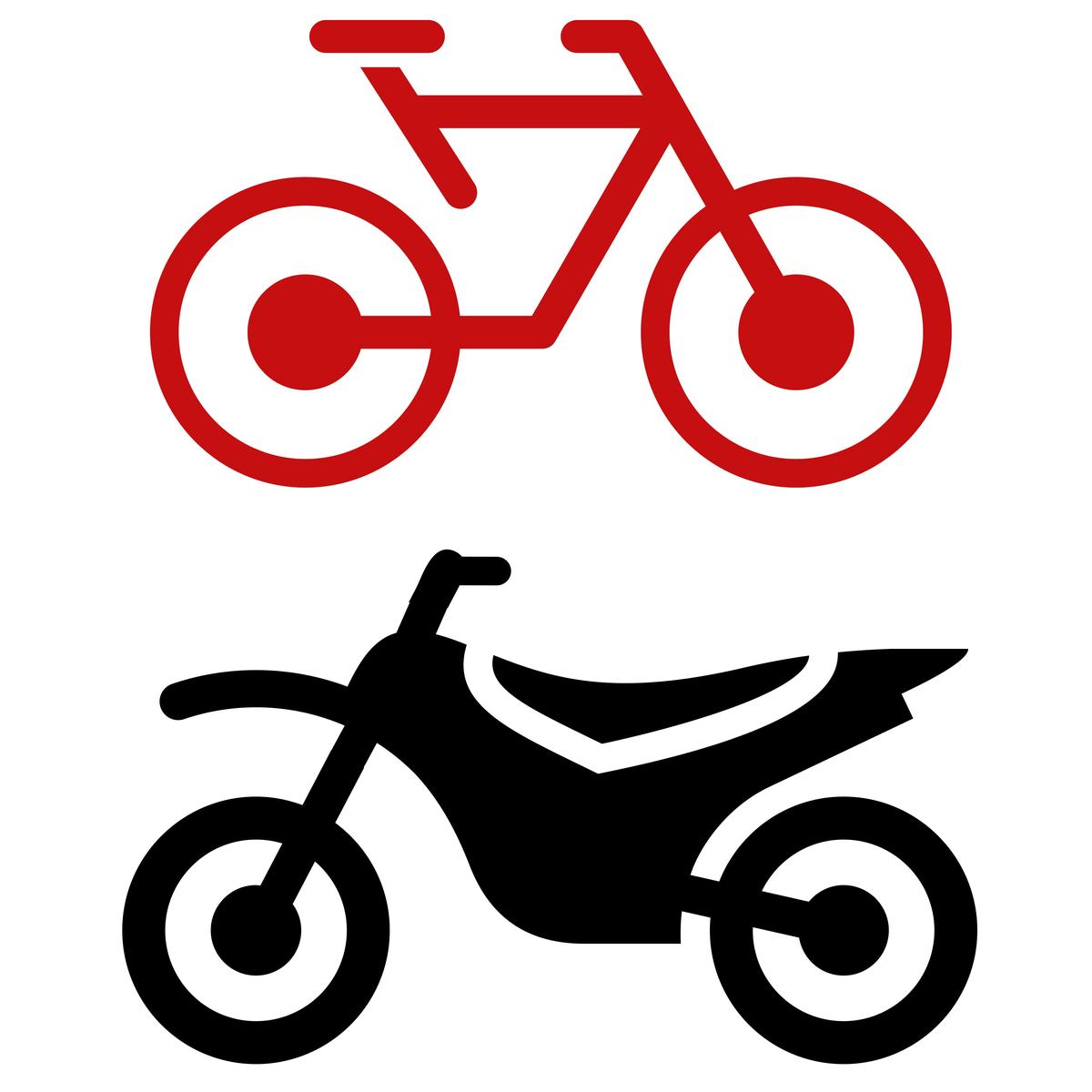 Bike Motorcycle Icon - Digital Download