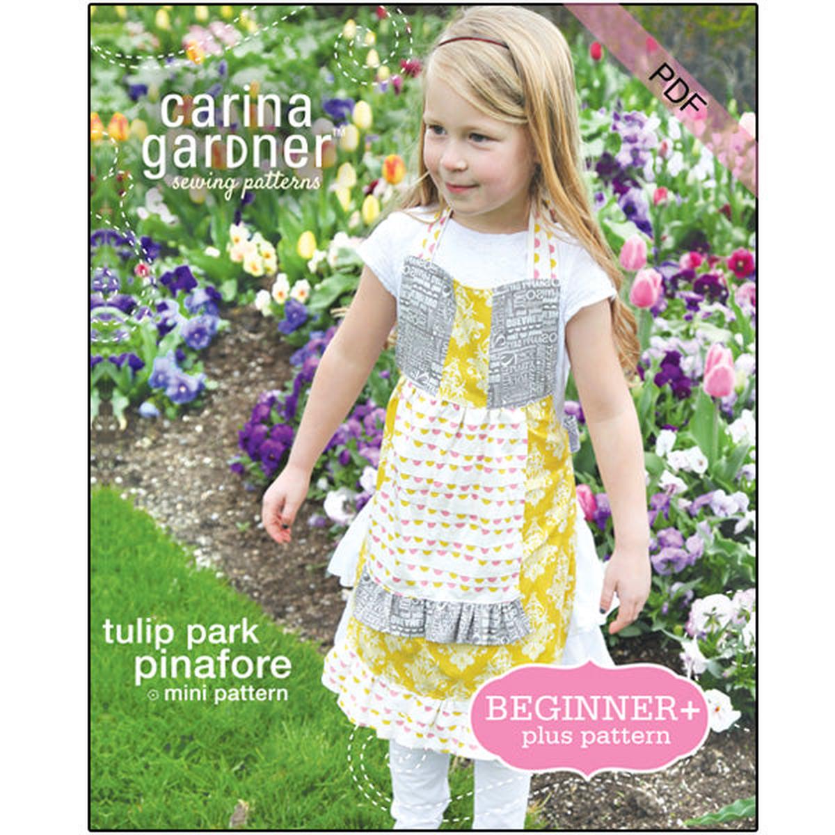 Tulip Park Pinafore Sewing Pattern PDF - Digital Download