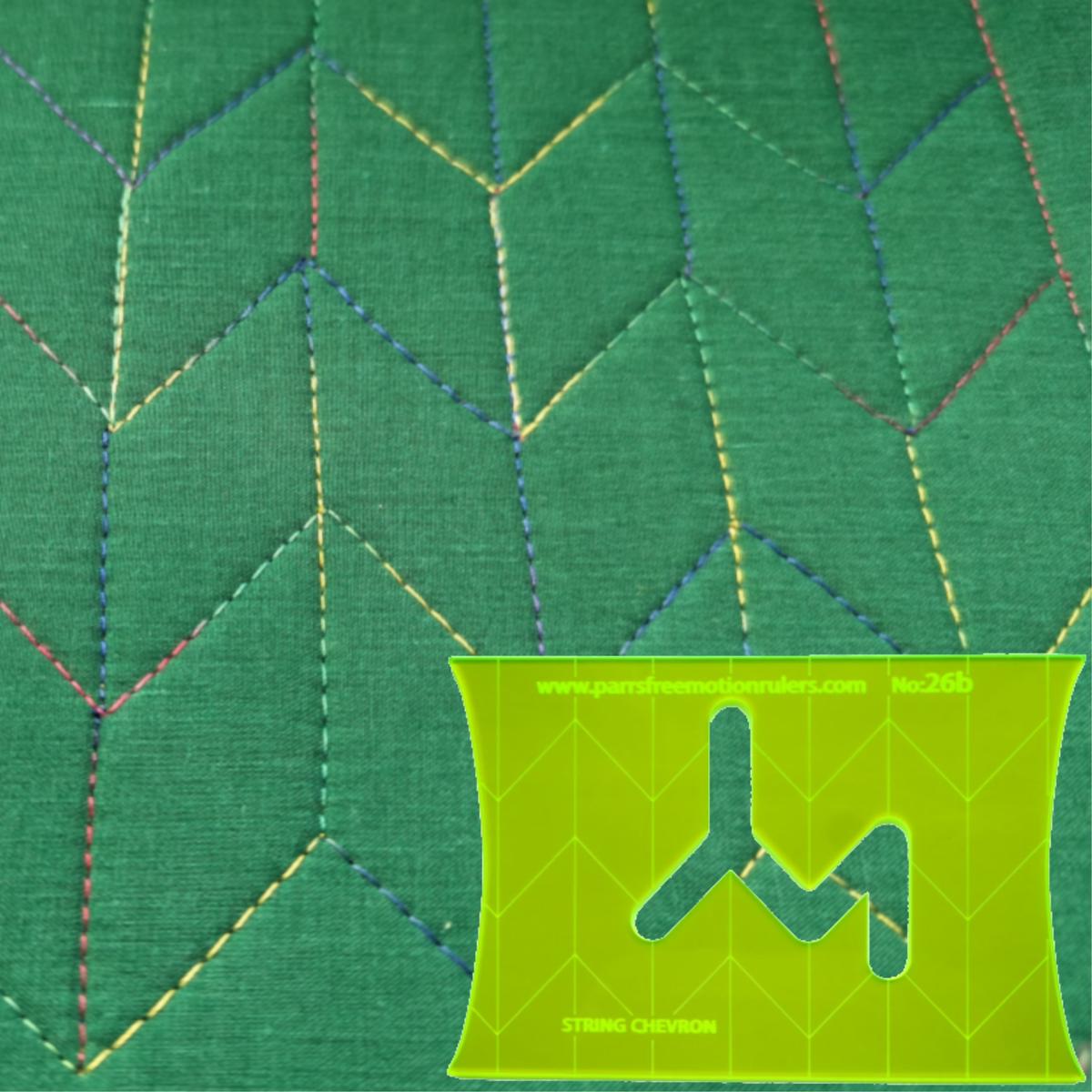 Parrs Freemotion Rulers String Chevron