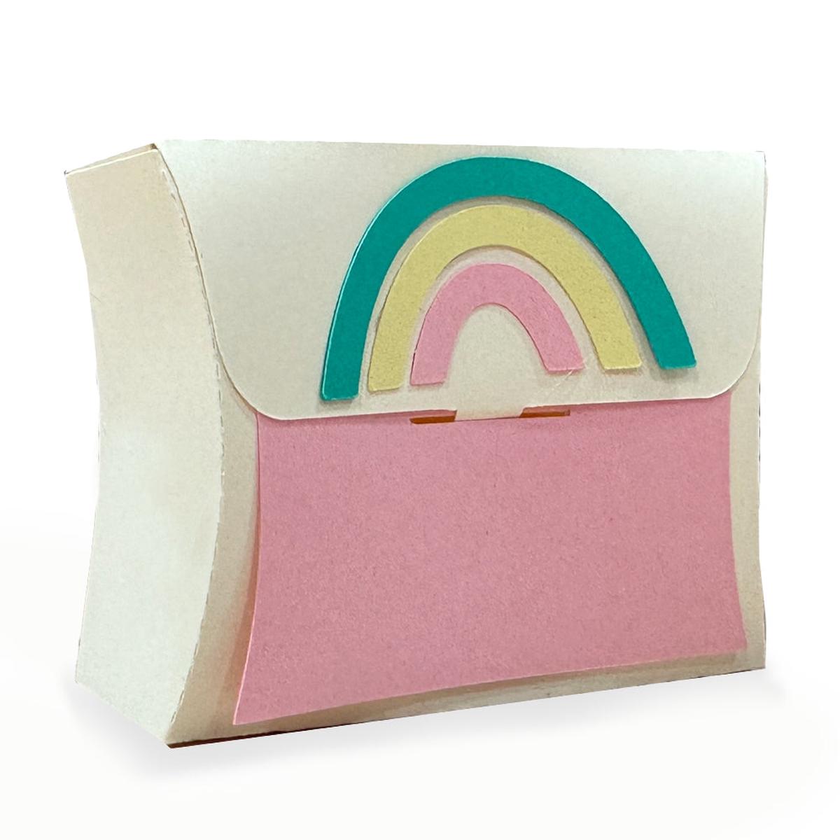 Rainbow Gift Pillow 3D Box - Digital Download