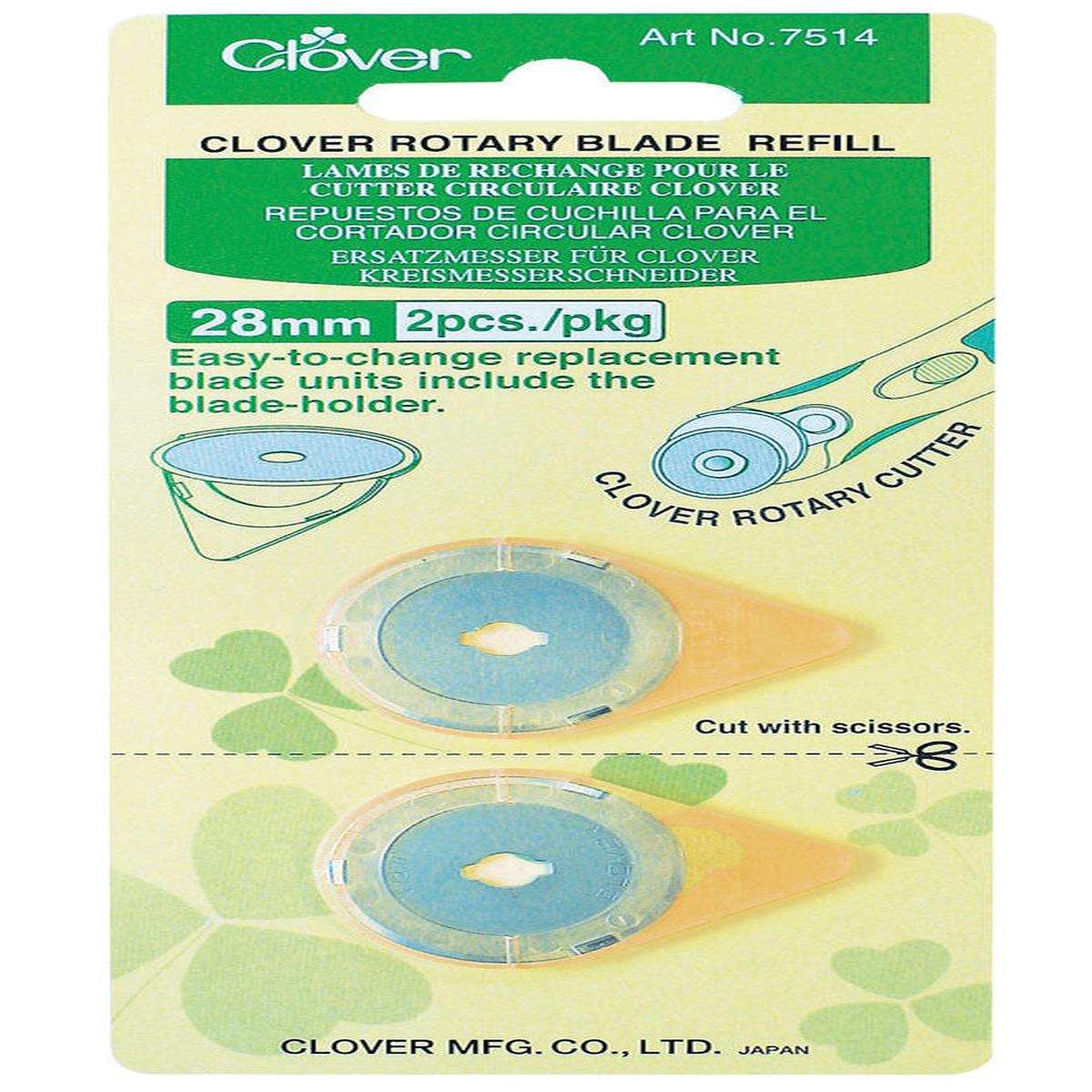 Clover: Rotary Blades: Refill Pack: 28mm x 2