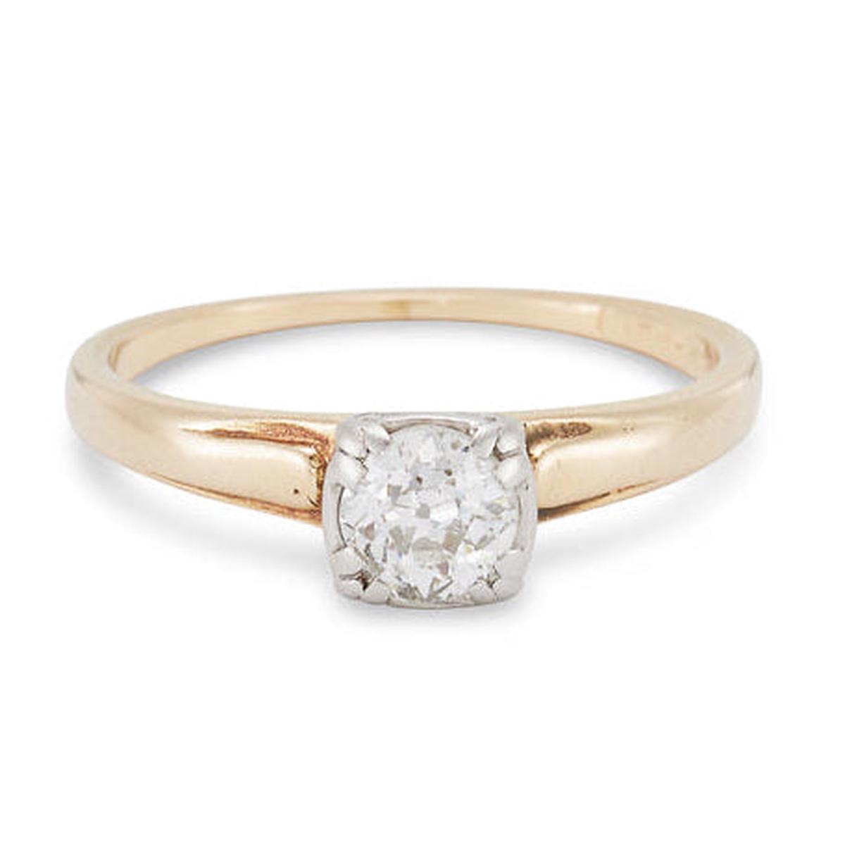 Vintage Engagement Ring, 0.40 Carats