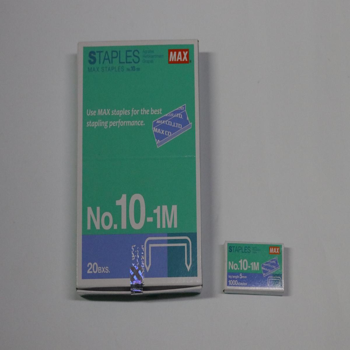 Max 10 Staples (box of 20)