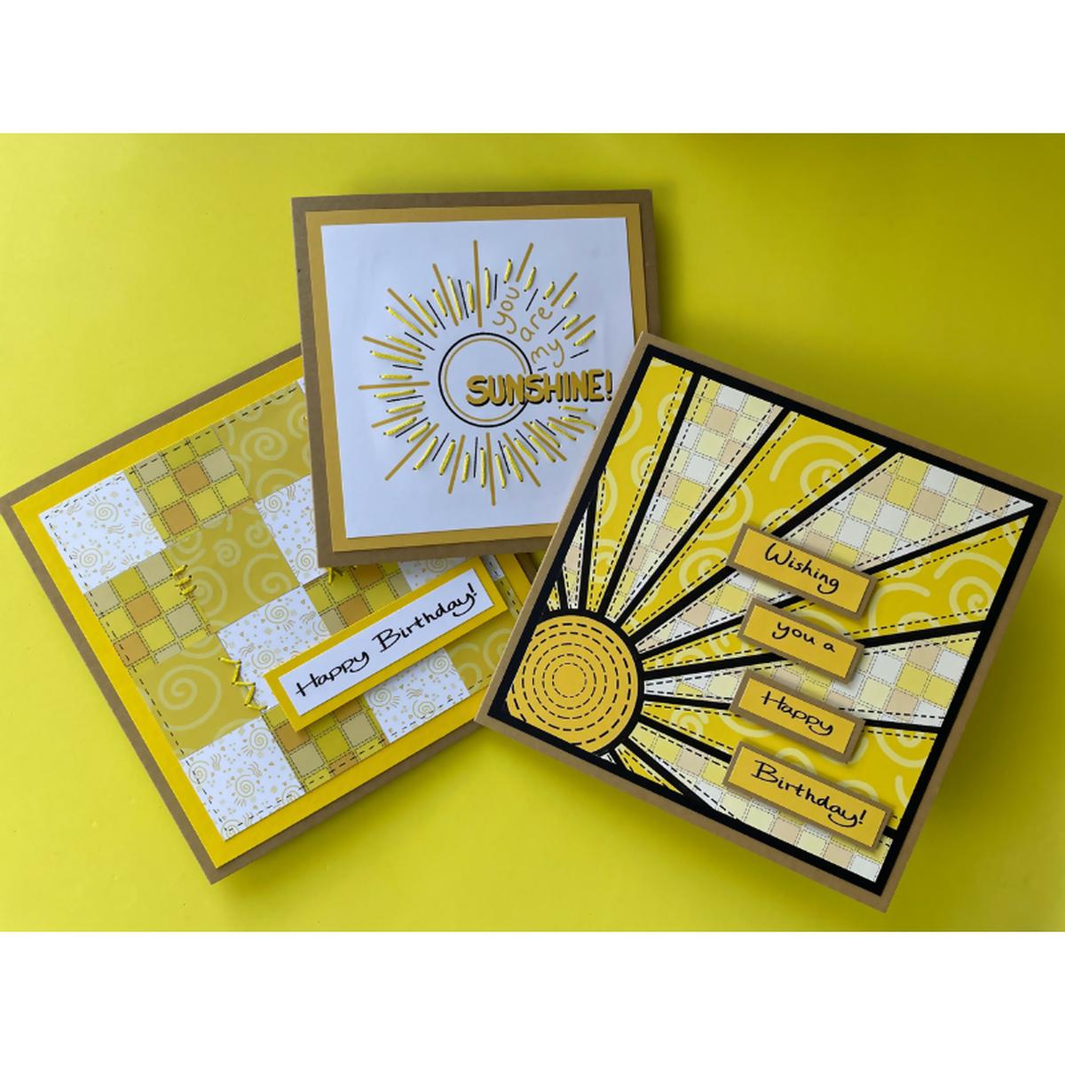 Card Making Kit - Sunshine Quilt