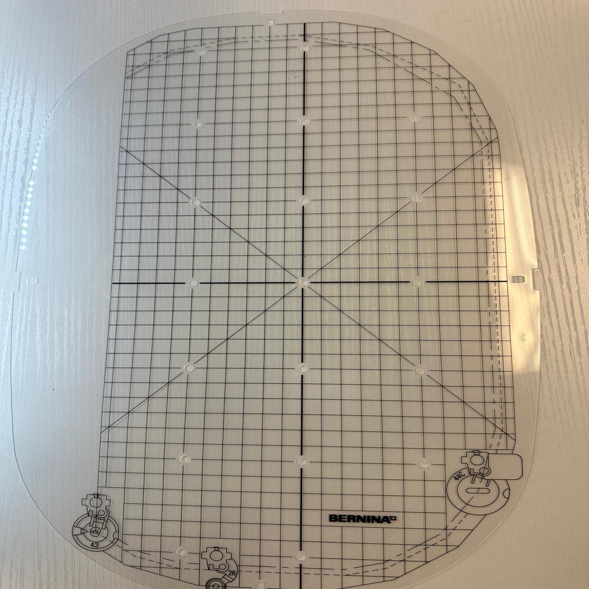 Jumbo hoop grid template for 7 series RR