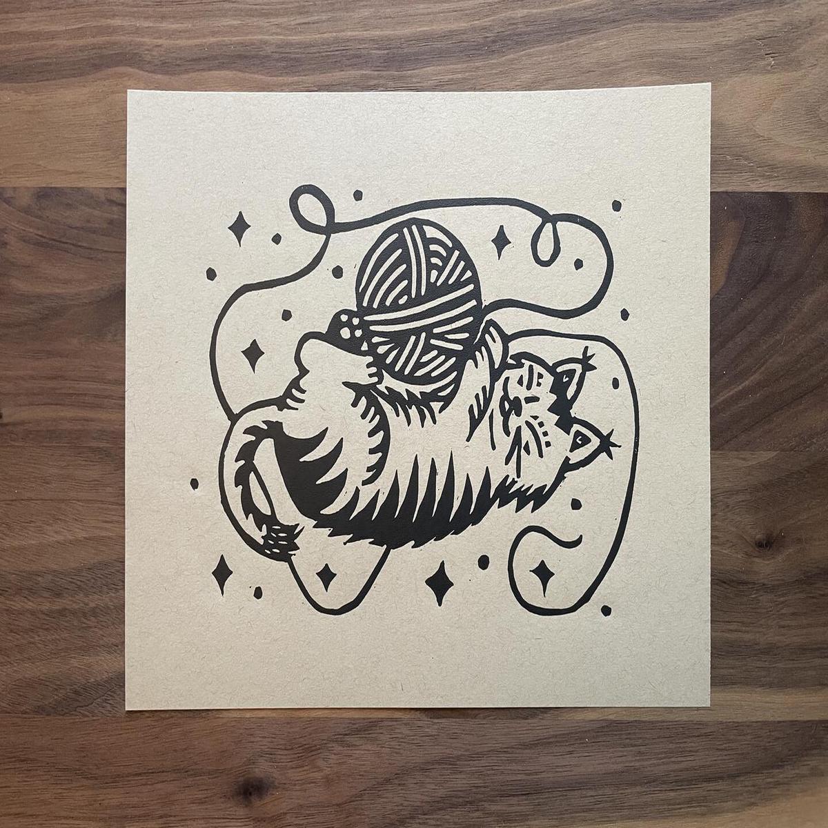 Little Helper art print by Britt and Mars