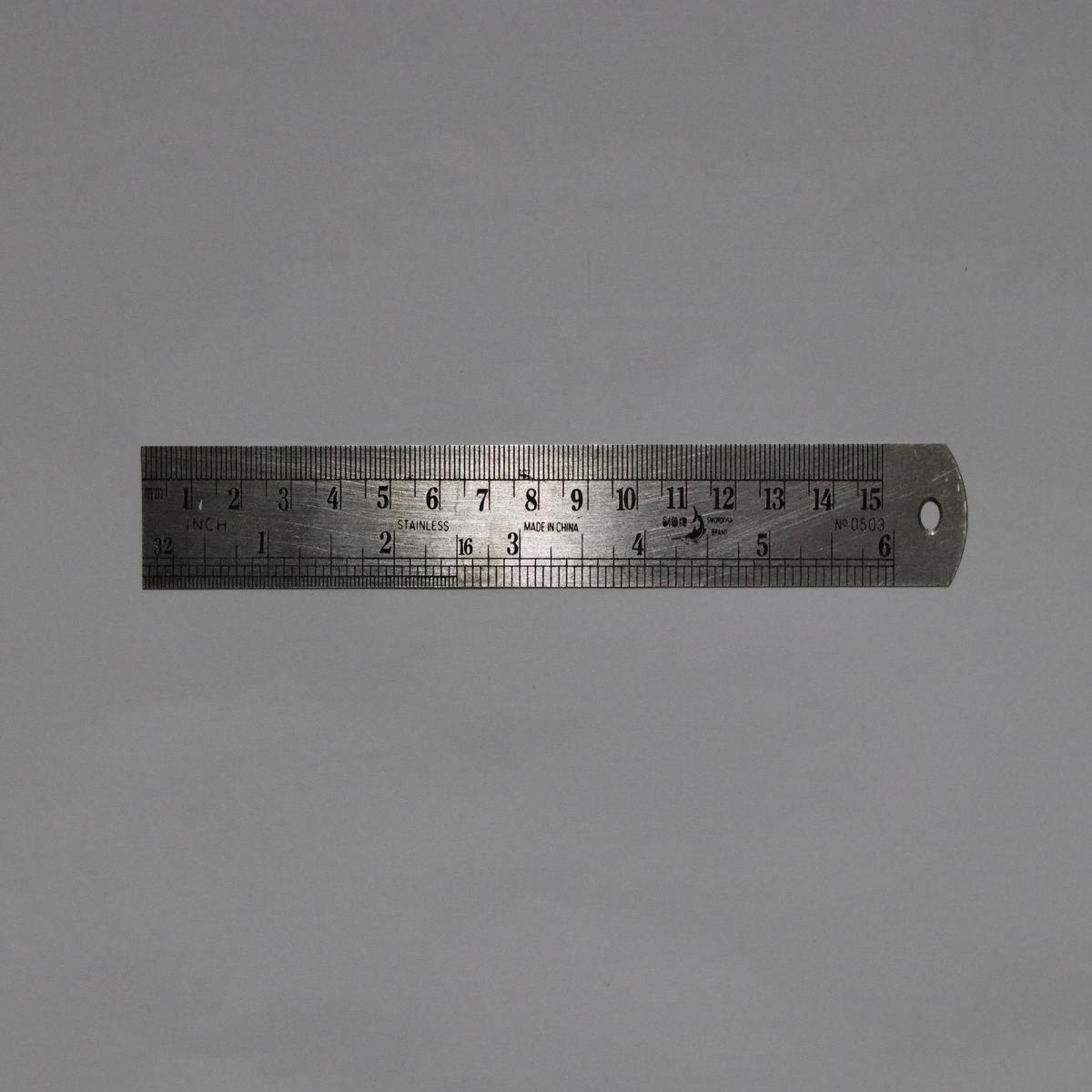 6" Metal Ruler