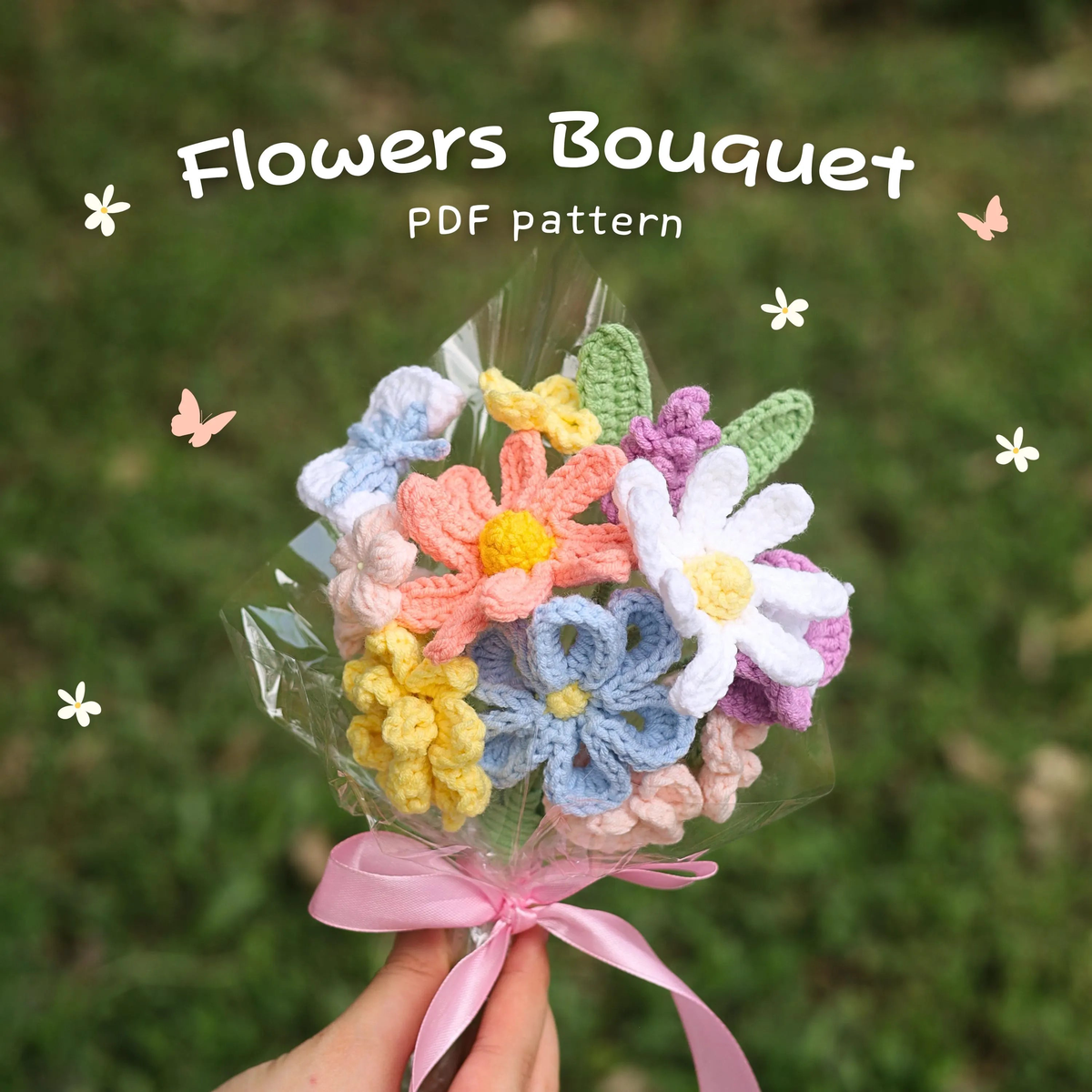 9-in-1 Mini Flower Bouquet Crochet Pattern