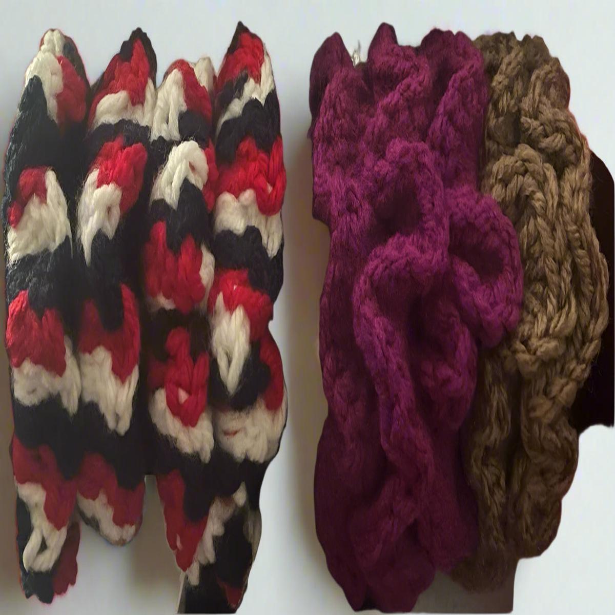 Handmade Crocheted Scrunchies  Soft, Stylish, and Hair-Friendly