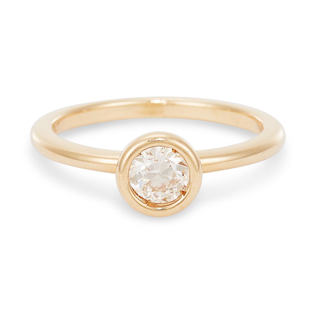The Isla, 0.41 Carat, Closed Back Engagement Ring