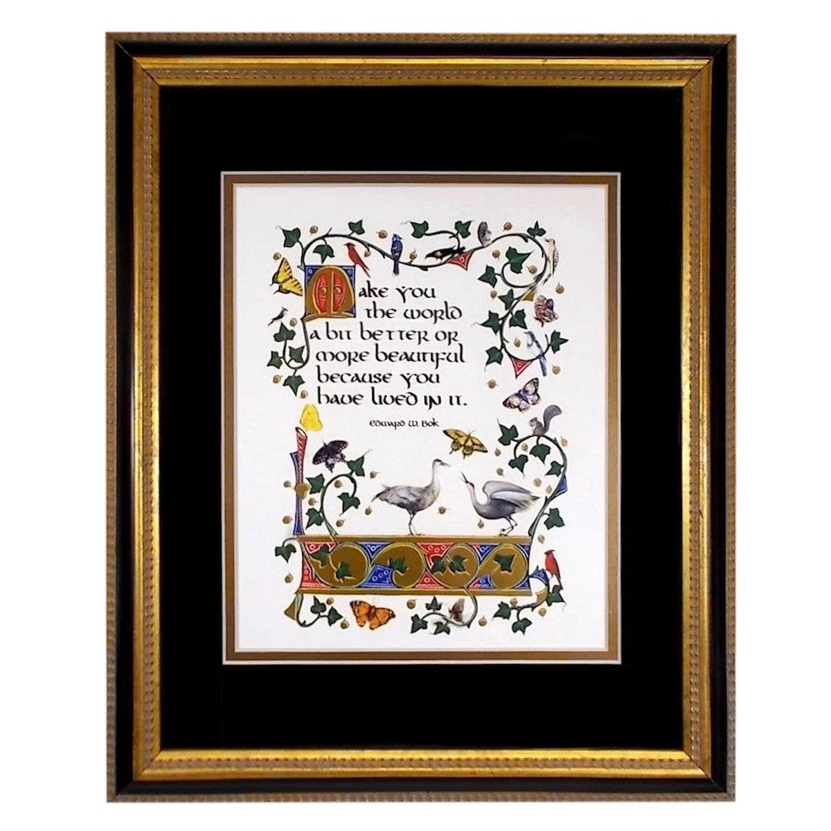 "Make You The World" Framed Print