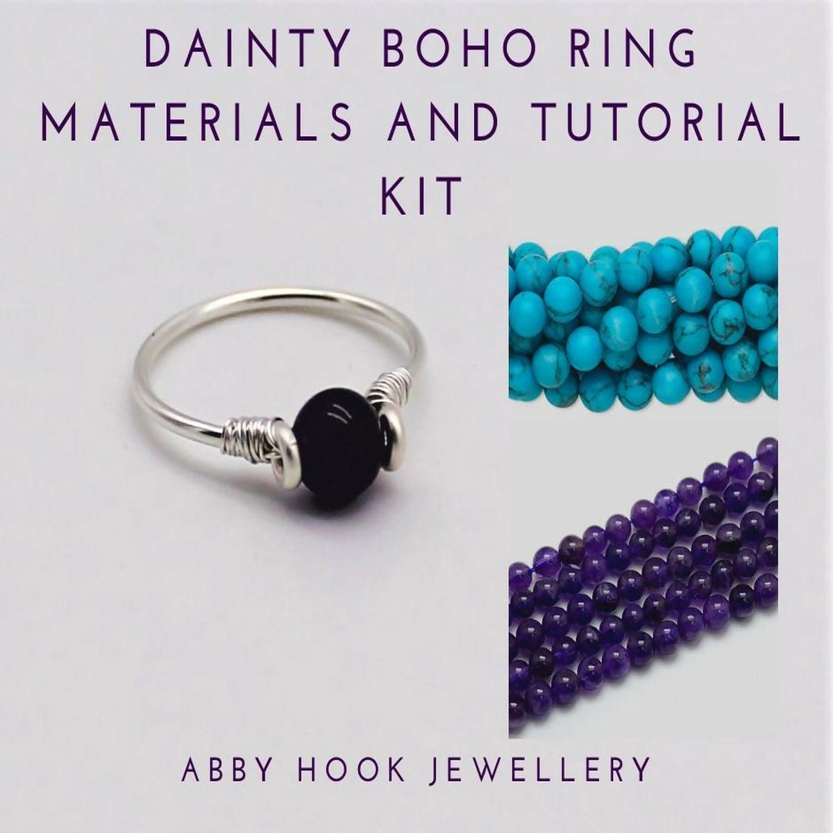 Abby Hook Jewellery Dainty Boho Wire Ring Kit