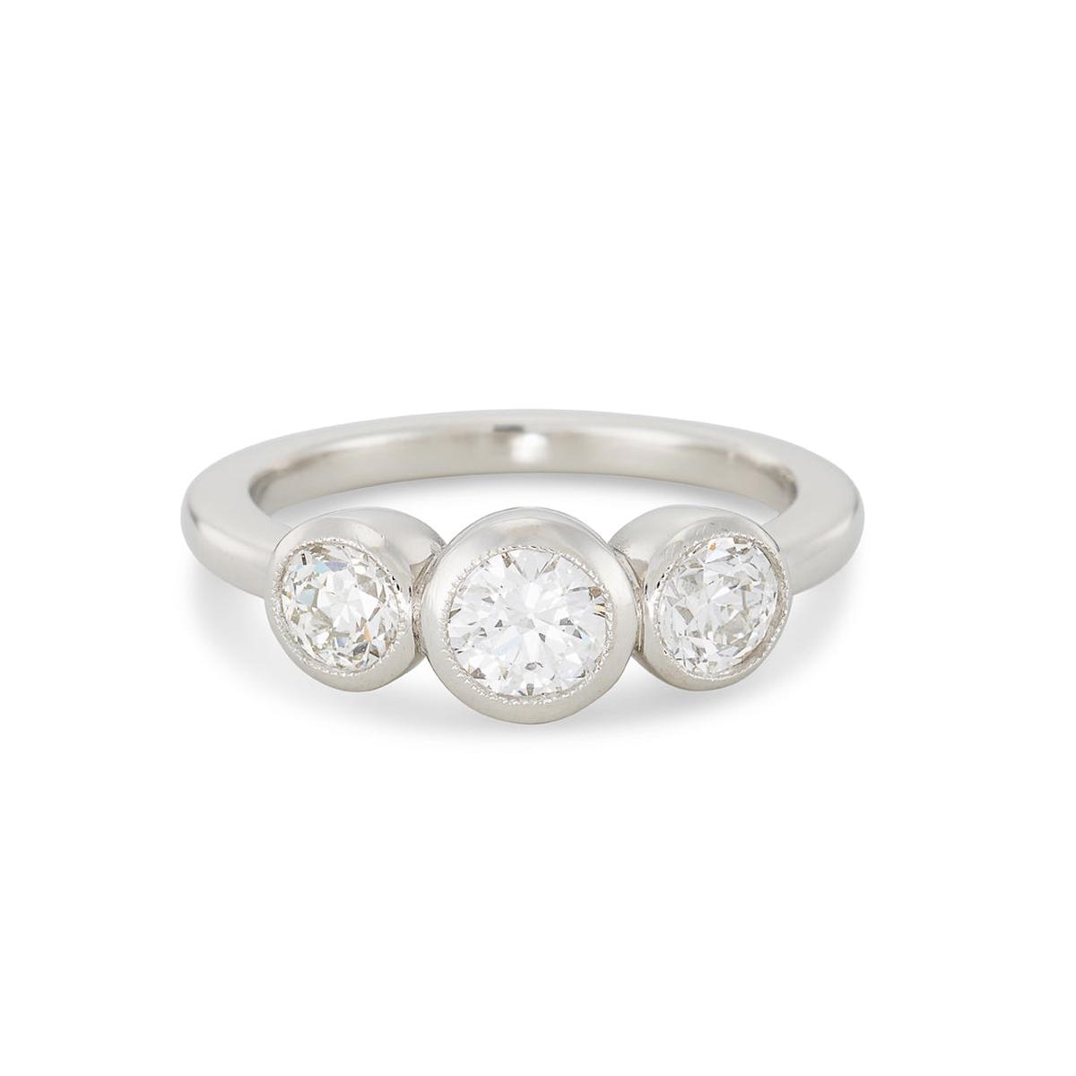 Trinity (Bezel Set Three Stone)