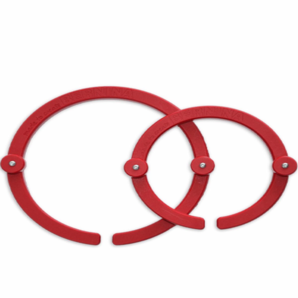_Bernina Gripper Ring Set- One 8" and One 11" Red Ring SF