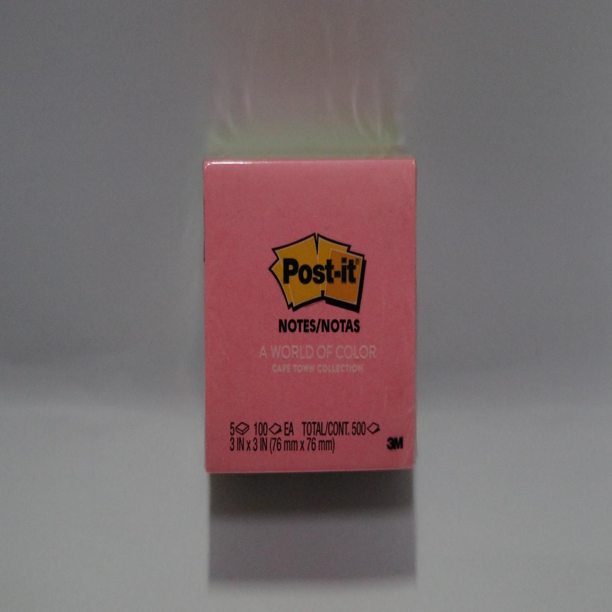 "Post-it " sticky notes - 76x76mm (5in1 mixed clrs)