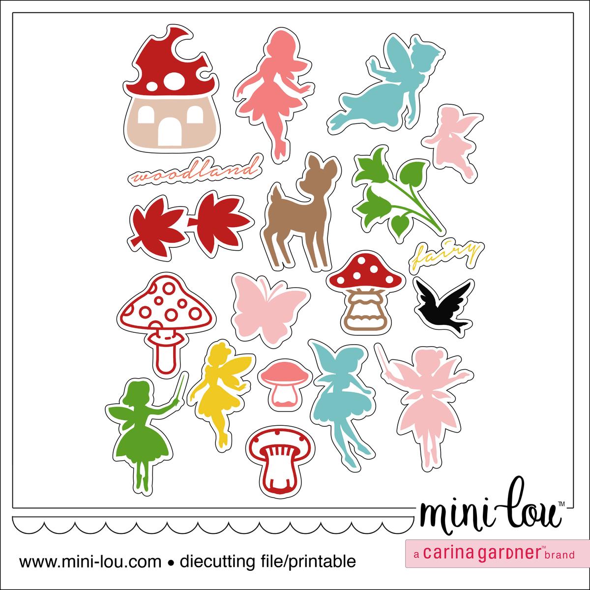 MiniLou Woodland Magic Stickers