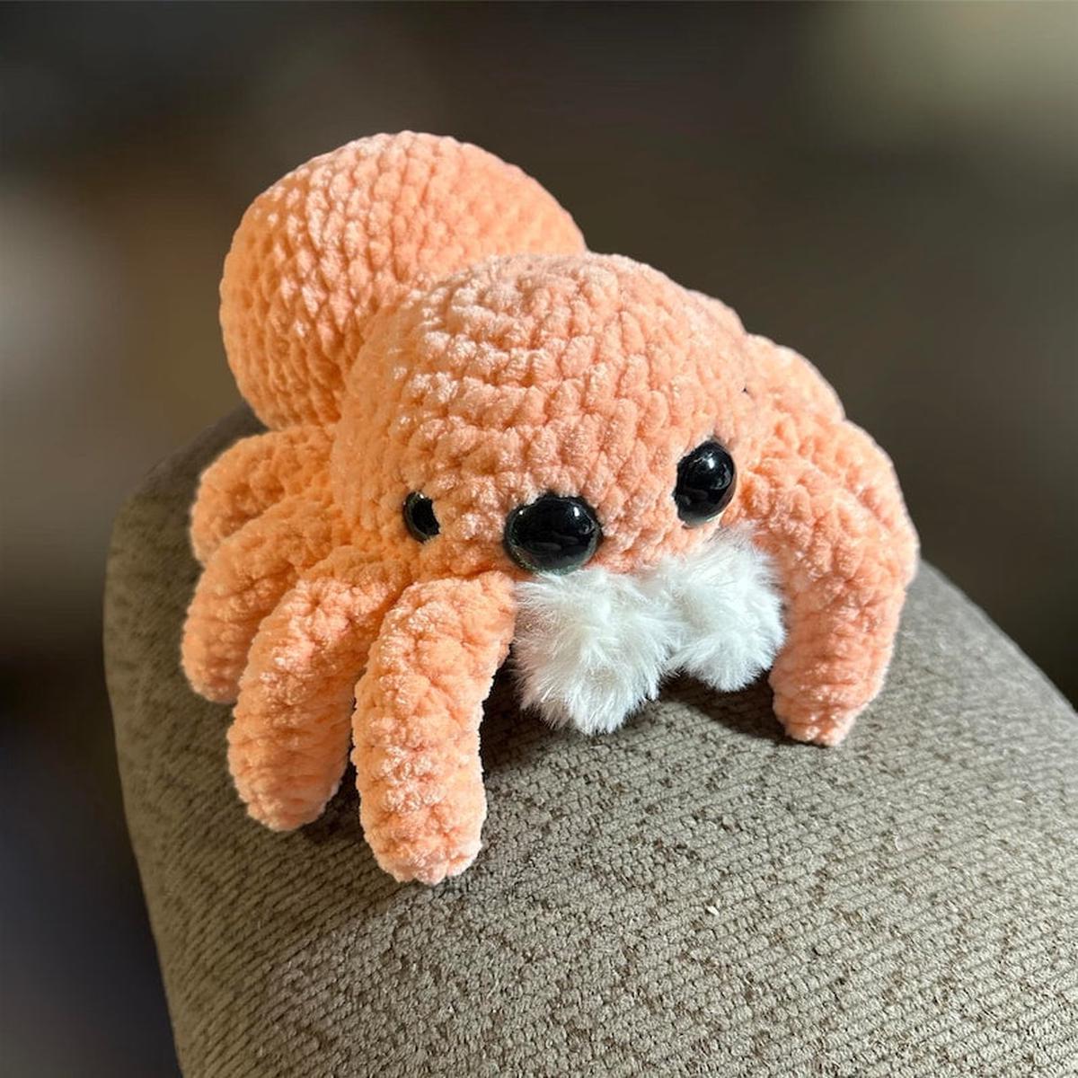 Spider, Crochet Pattern, PDF, Digital, Download, Low Sew Spider Pattern,
