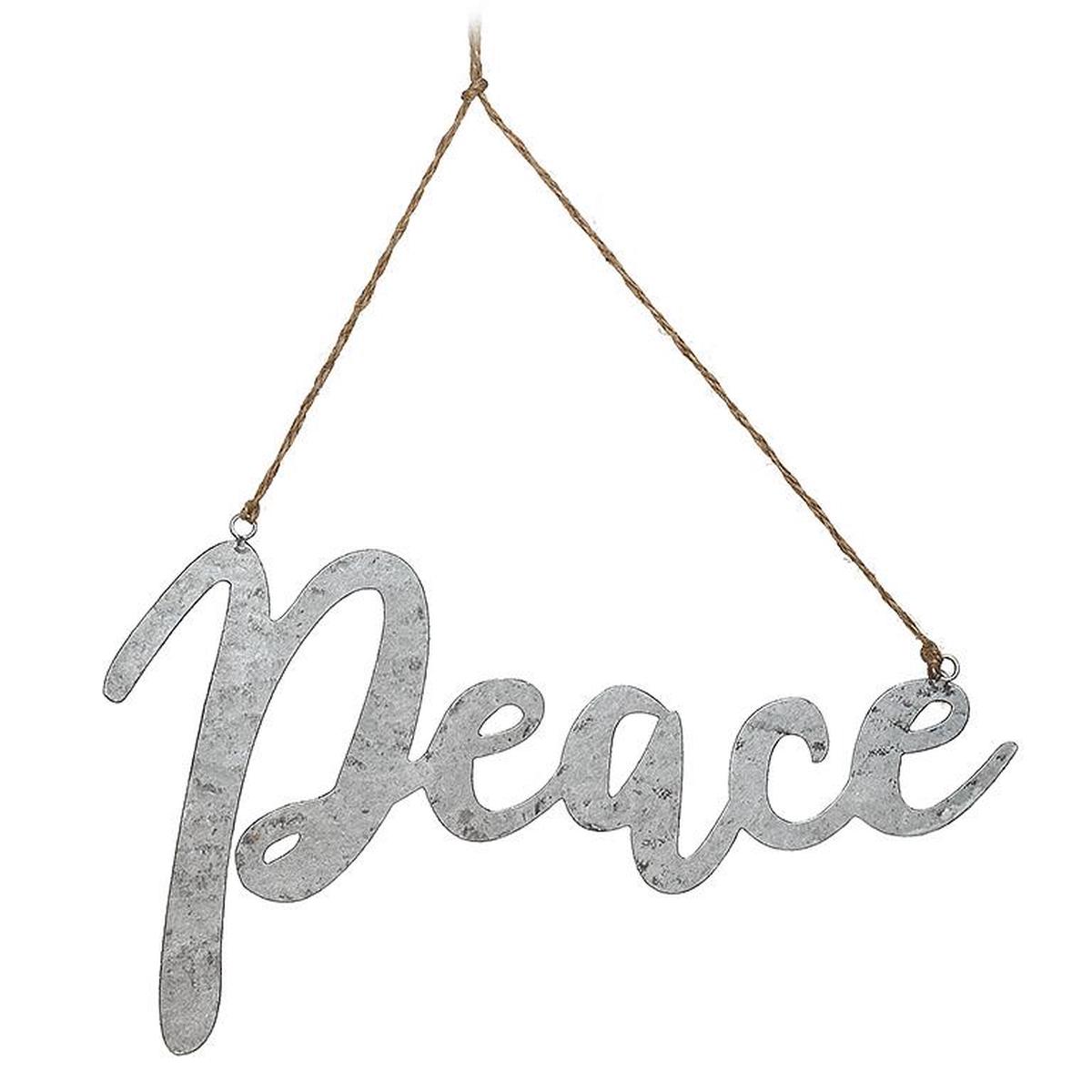 Peace Script Sign