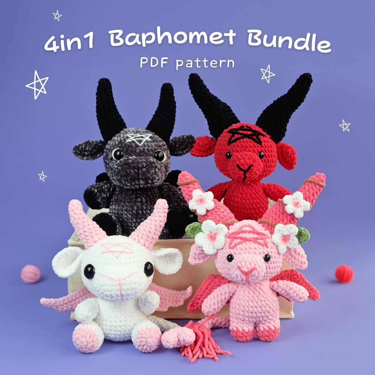 4-in-1 Baphomet Bundle Crochet Pattern
