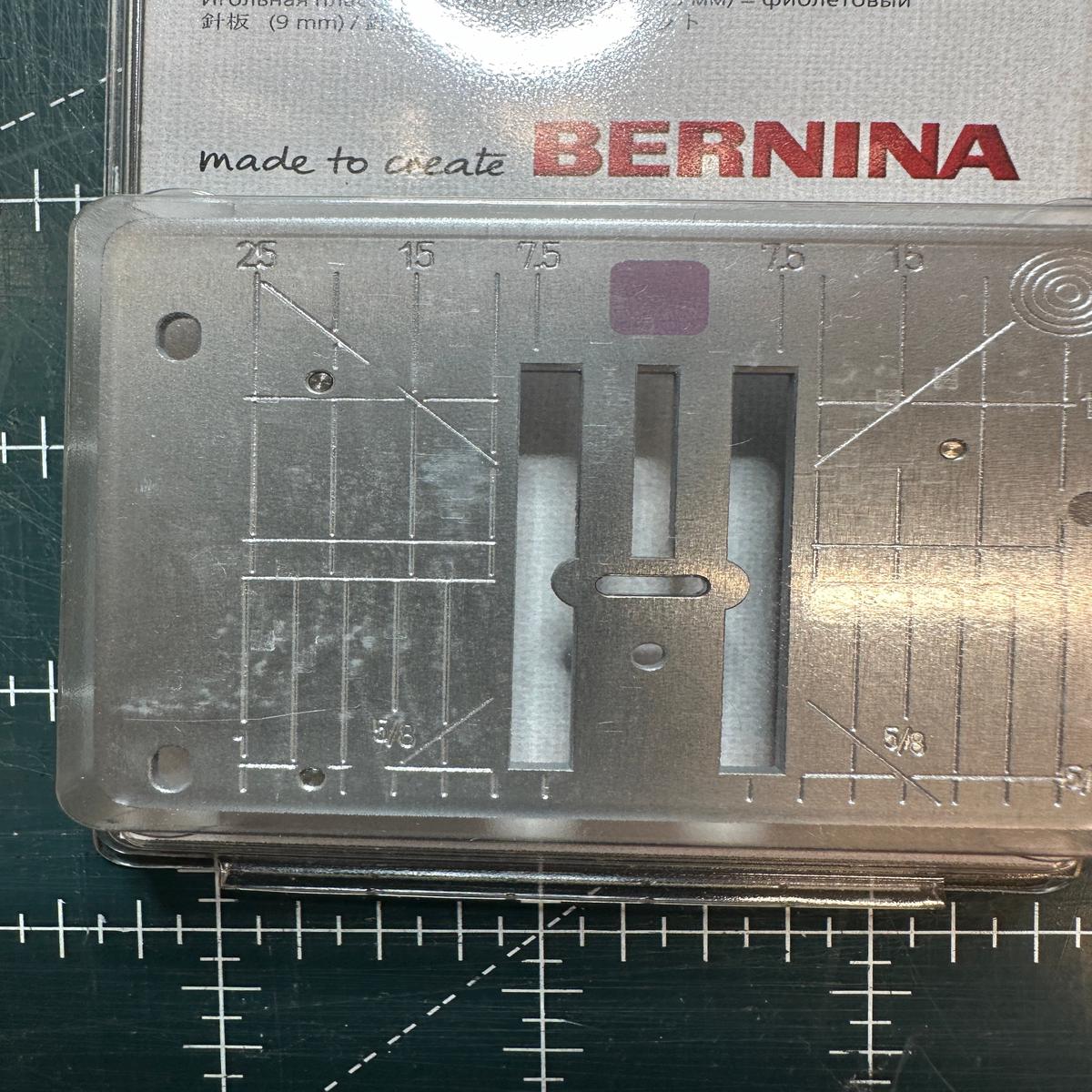 . 5.5mm stitch plate Bernina fits 790 770 780 765 750 740 710 590 580 570 480 FW