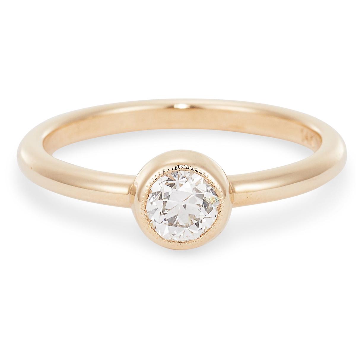 The James, 0.47 carat Old European Cut Diamond Engagement Ring