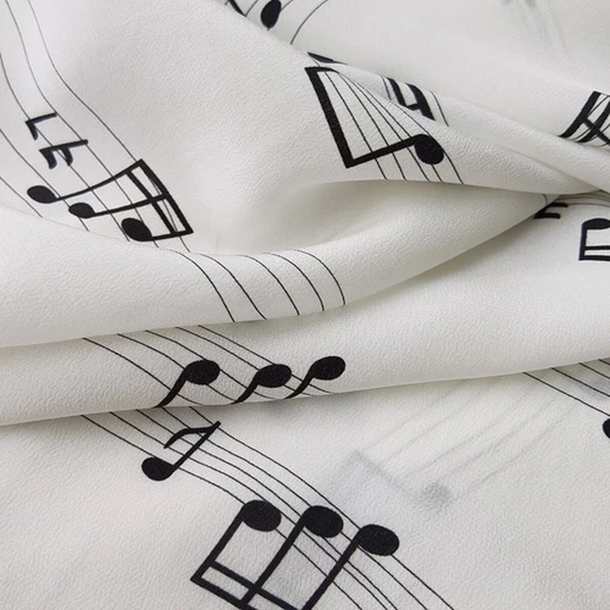 52''Wide By Yard Mulberry Pure Natural Silk Crepe De Chine Material Fabric Music