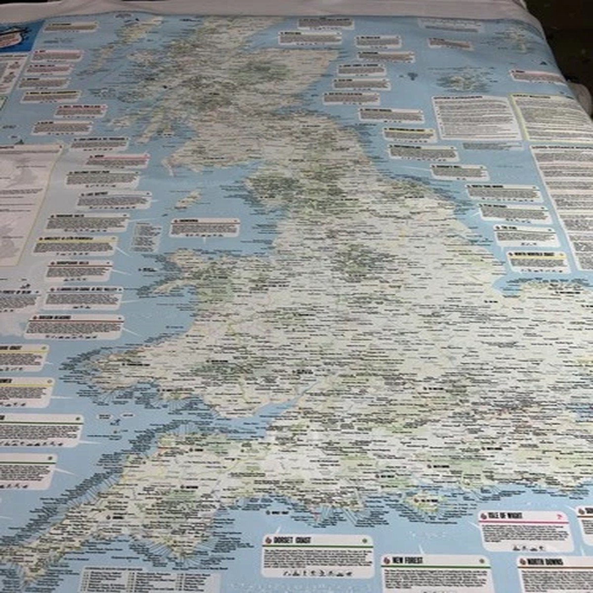 British manufactured, Great British Adventure Map panel, 1.4 x 1.48m crafts #786