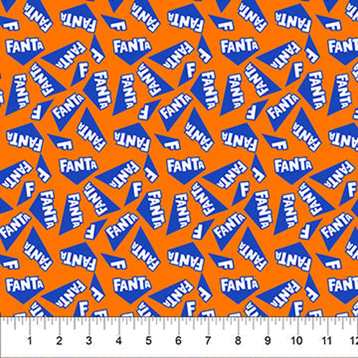 Fanta Orange 44"/45" Fabric Per Yard