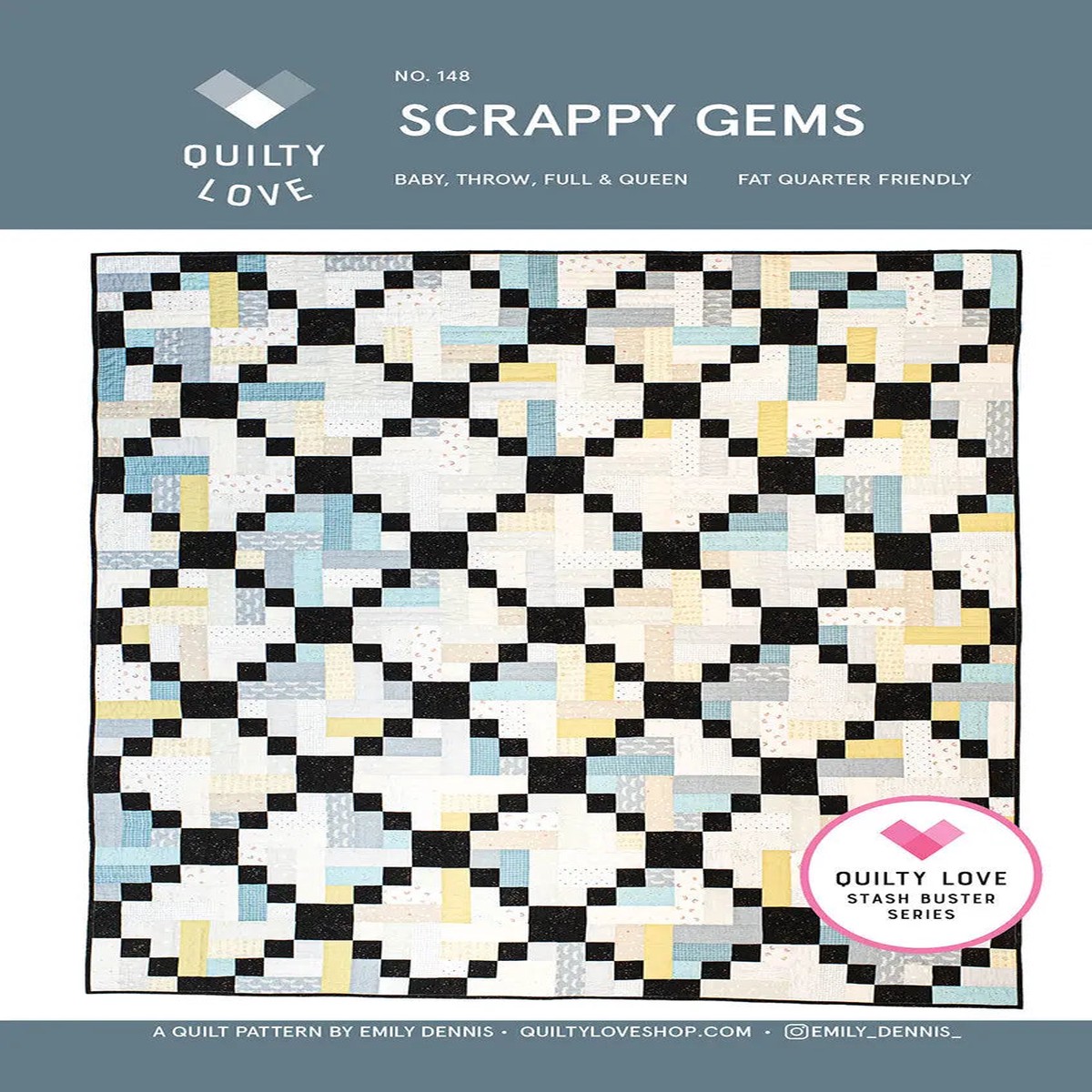 Scrappy Gems Quilt Pattern