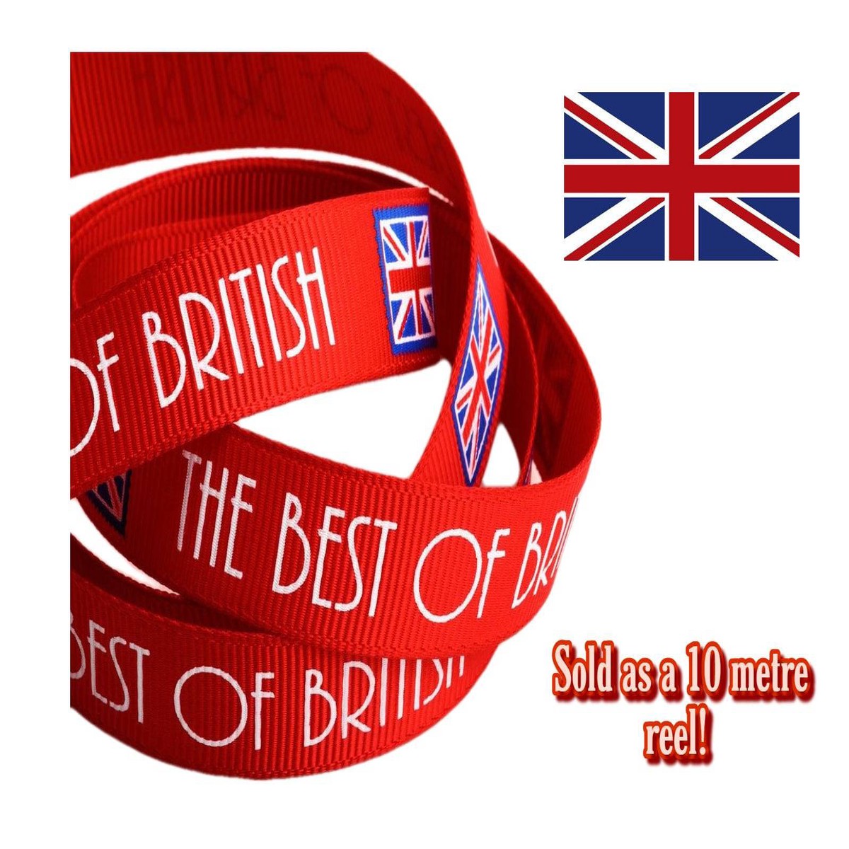 The Best Of British Grosgrain Ribbon Reel - 10m x 16mm