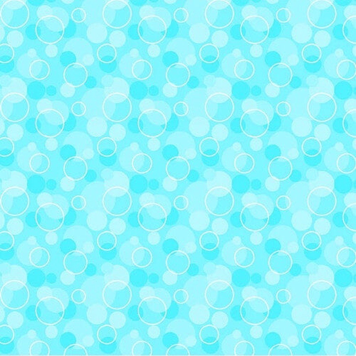 Comfy Flannel - Bubble Dots - Aqua