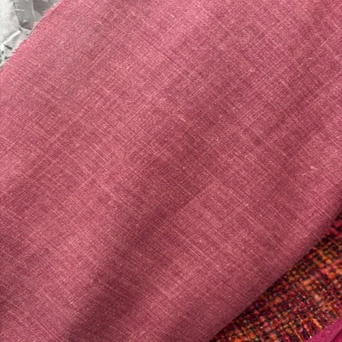 Wool , silk , linen , fabric light mulberry colour Width 150 Cm Per Metre