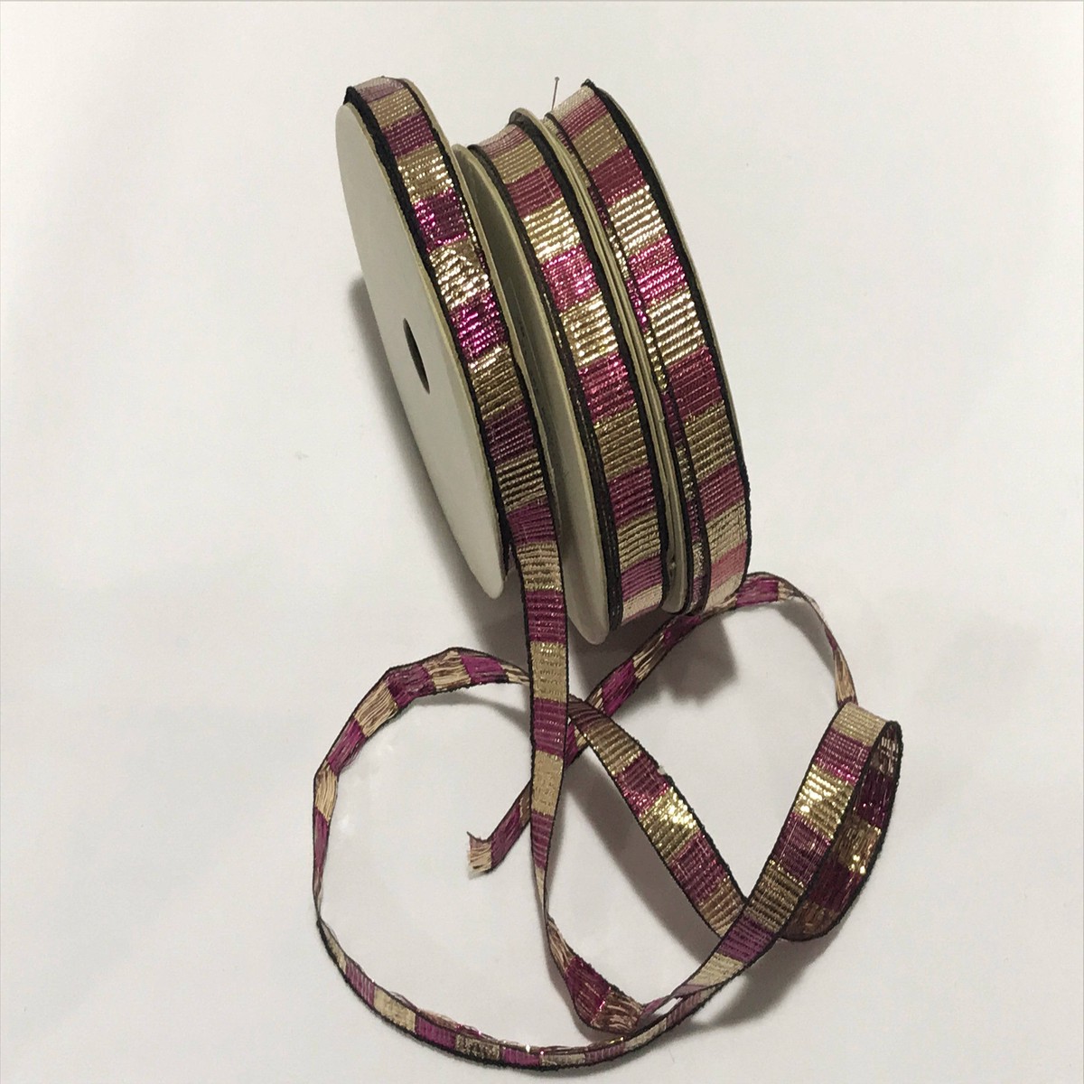 Metallic Ribbon Reel - Ric Rac (10mm) END OF LINE