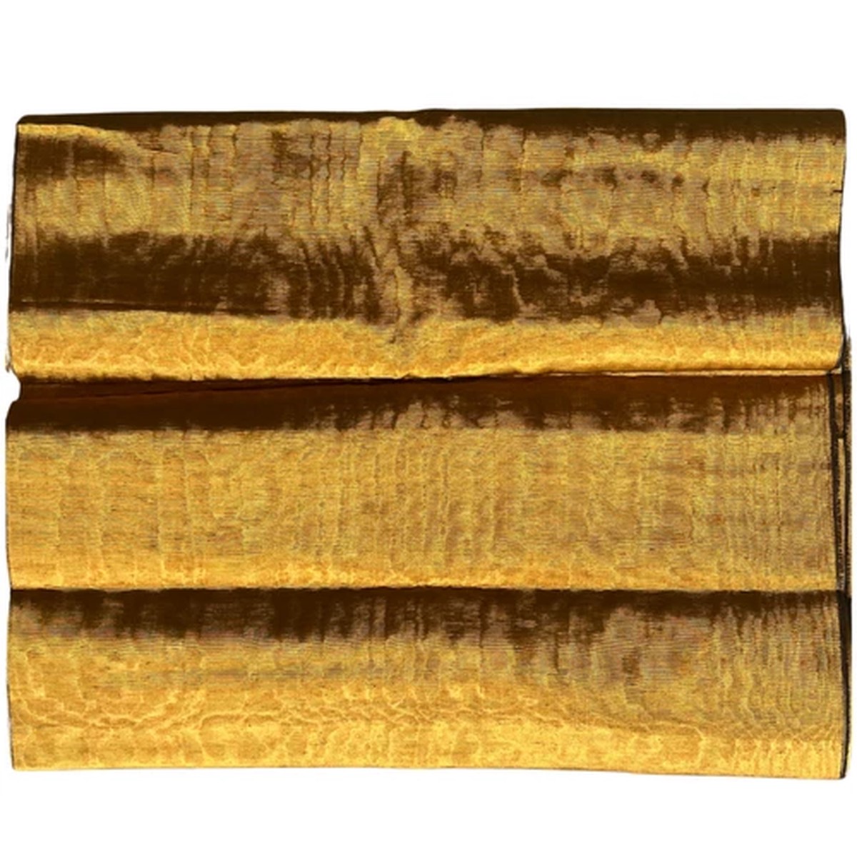 Warm Gold Silk Moire Fabric By 2 Meters, Watermark Patterned, Silk Moir.