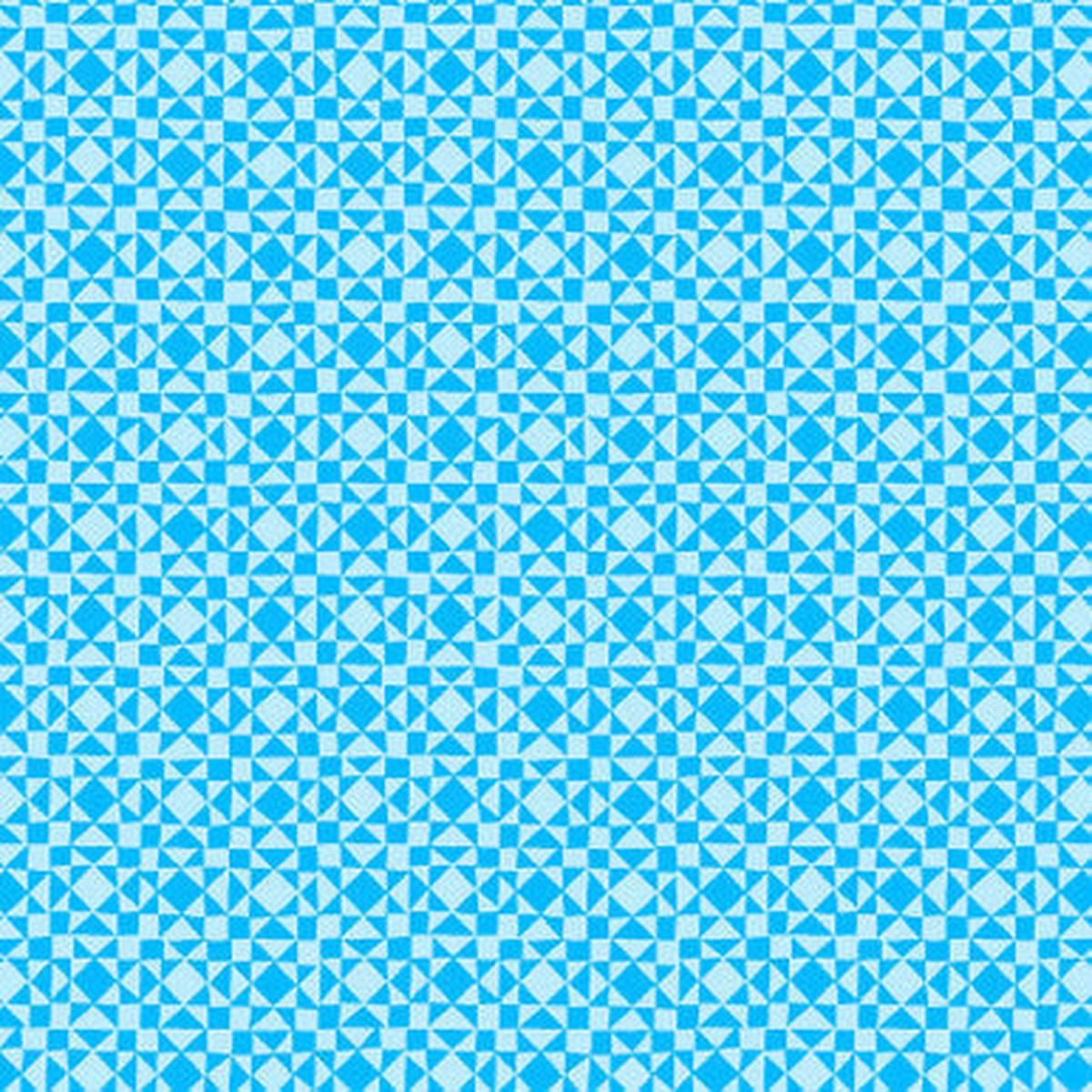 Blue Twinkle Colorblock Party 43/44" Cotton Fabric Per Yard