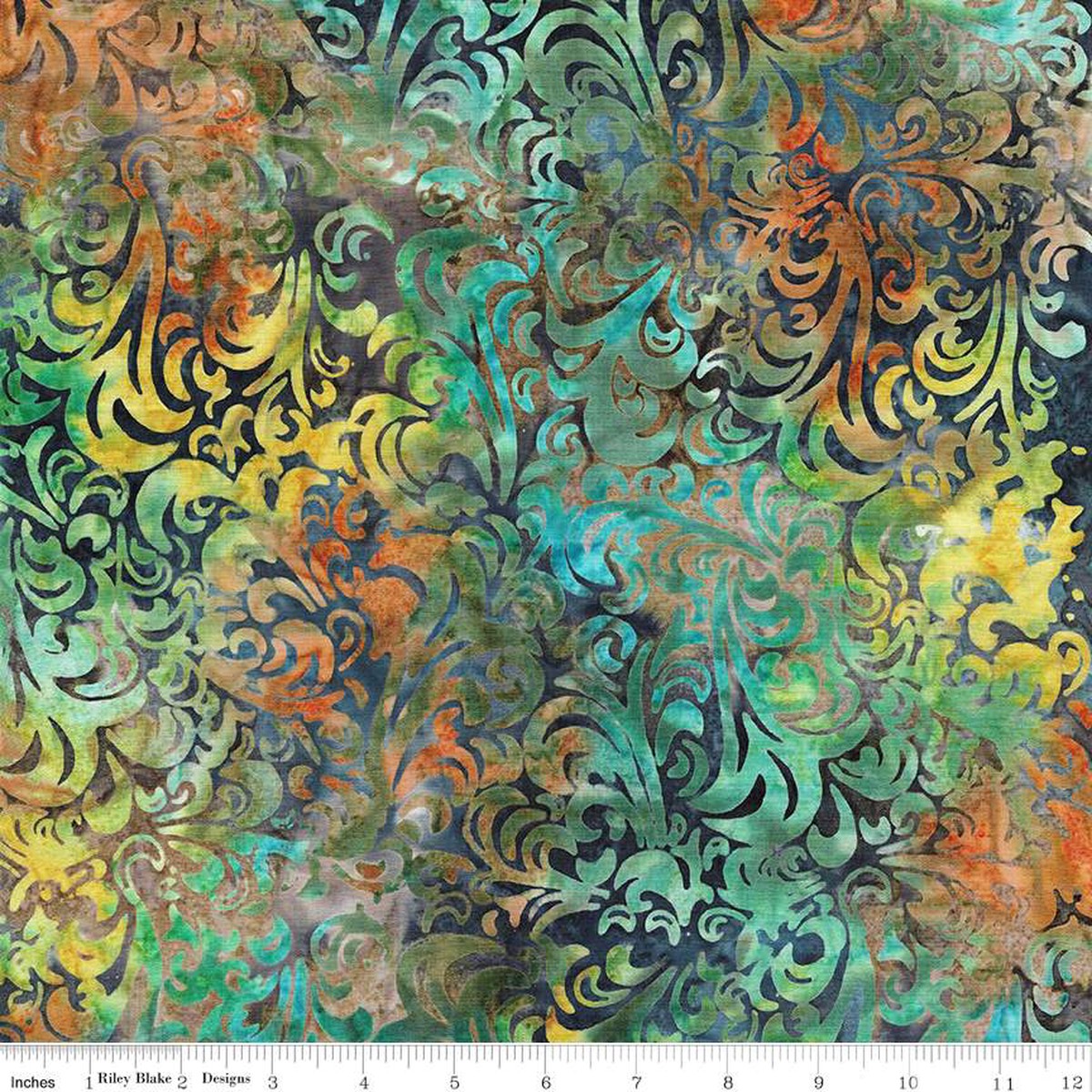 RB Batiks Pebble Pastiche - Twirl & Swirl