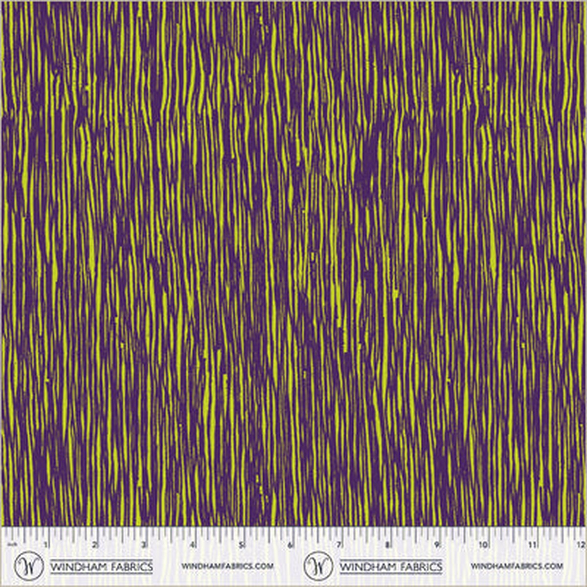 Winding Road Grasses Grape Cotton 44"/45" Fabric Per Yard