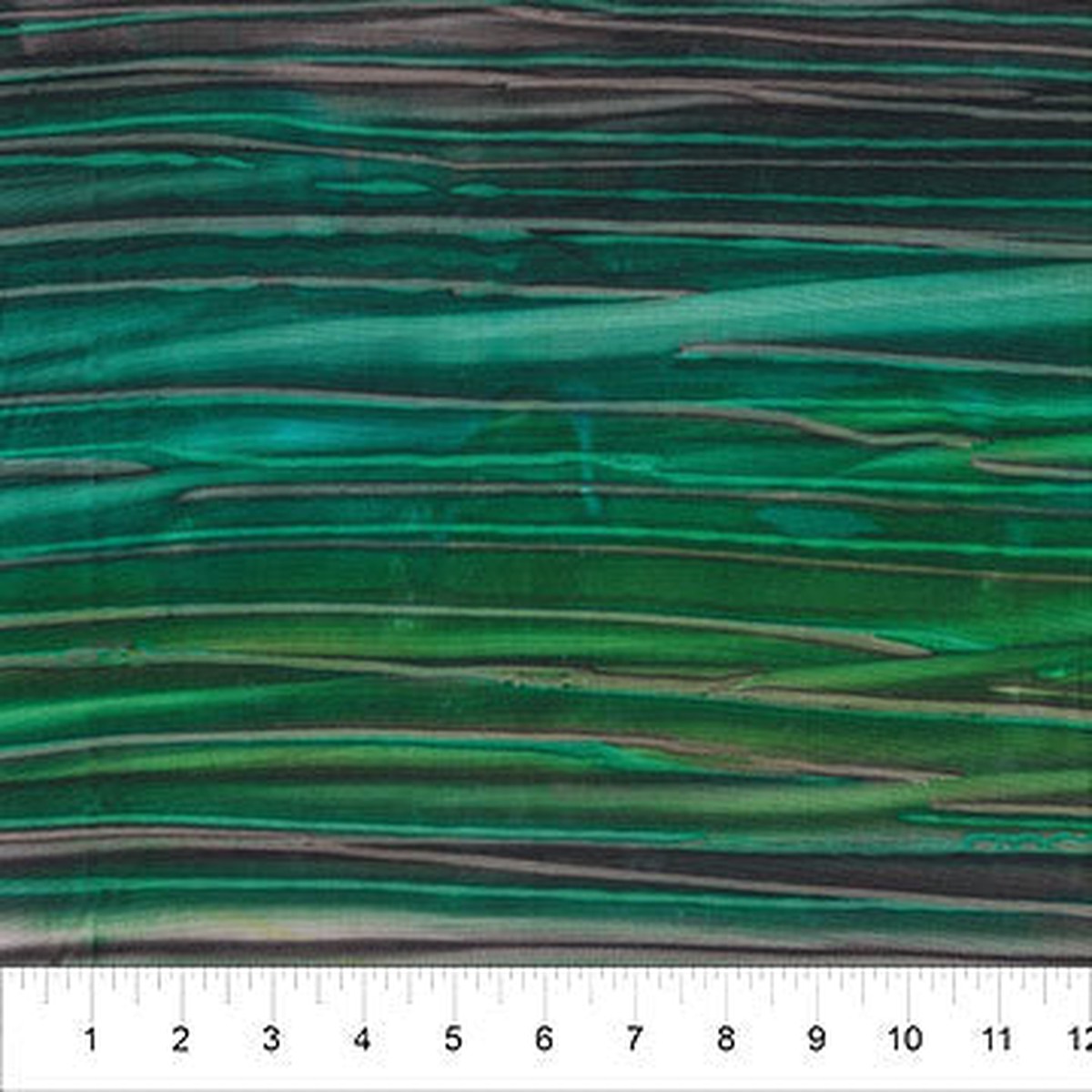 Calcite Deep Emerald Crosswise Stripe 83660-69 Cotton 44"/45" Fabric Per Yard